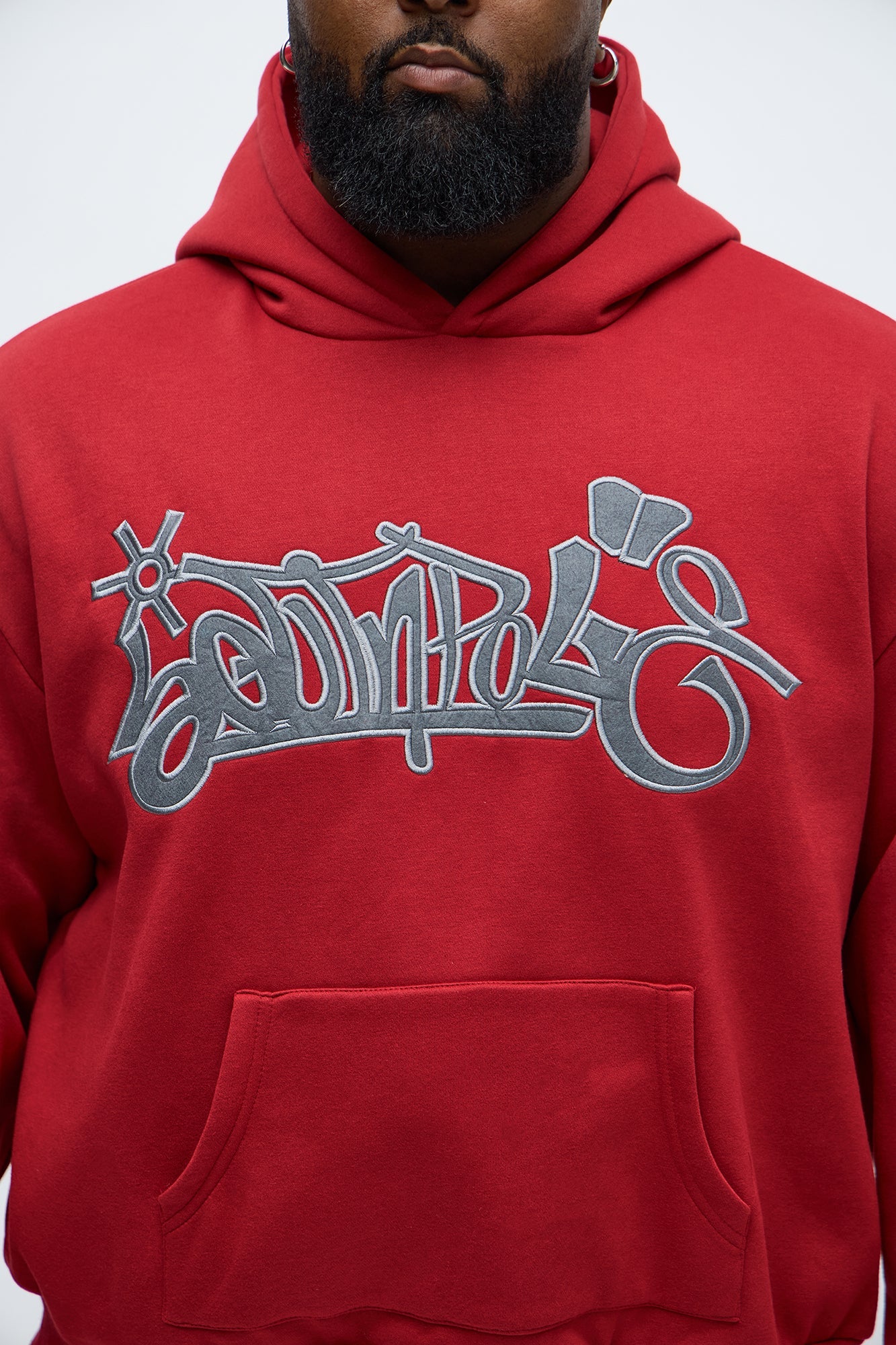 Southpole Signature Hoodie - Red