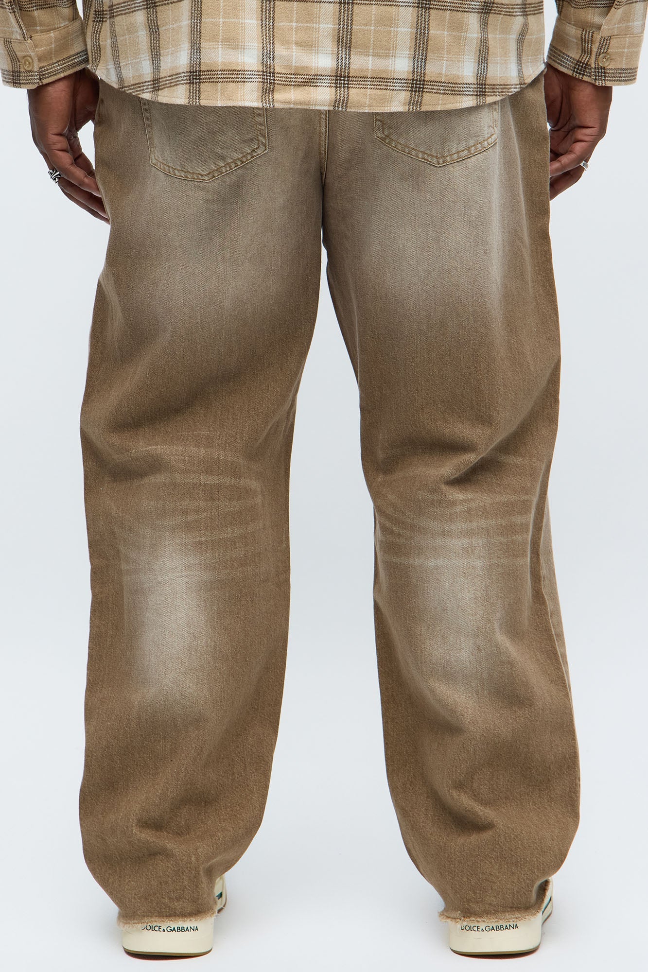 Relaxed Straight World Is Mine Jean - Brown