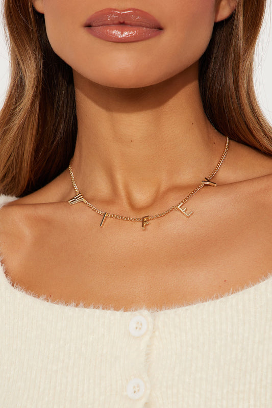 Your Wifey Pendant Necklace - Gold