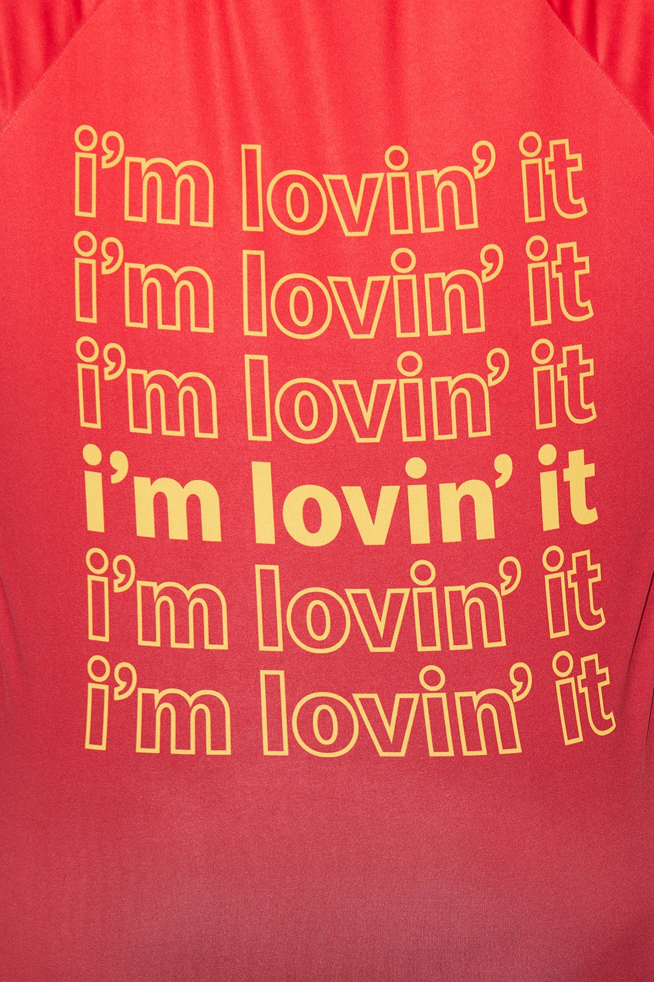 McDonald's I'm Lovin' It Ombre Jersey - Red