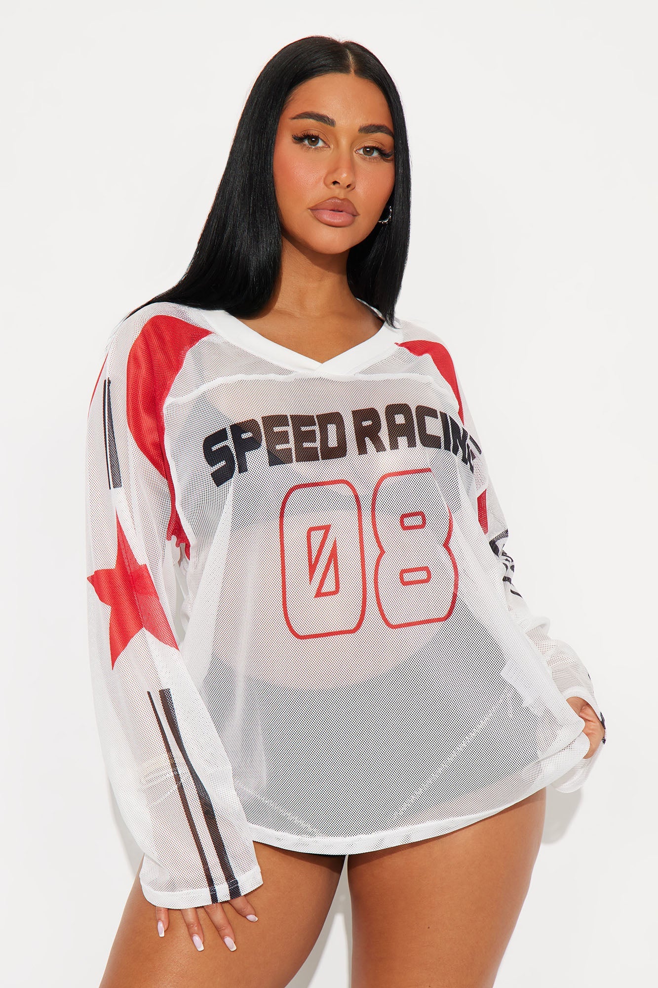Speed Racing 08 Mesh Jersey - White