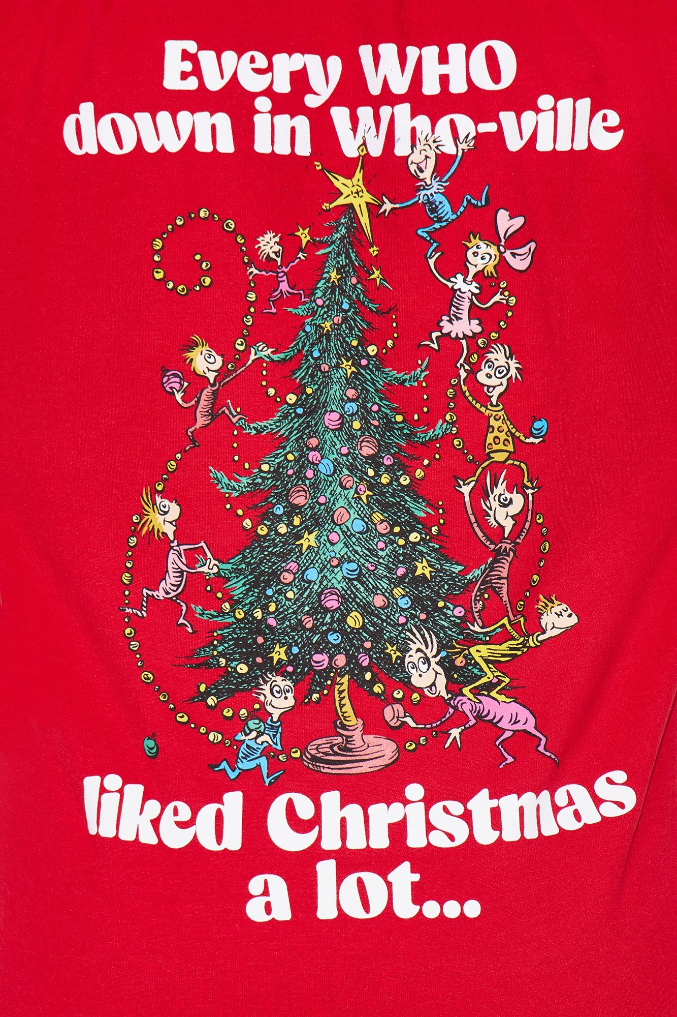 The Grinch Merry Merry Christmas Sweatshirt - Red