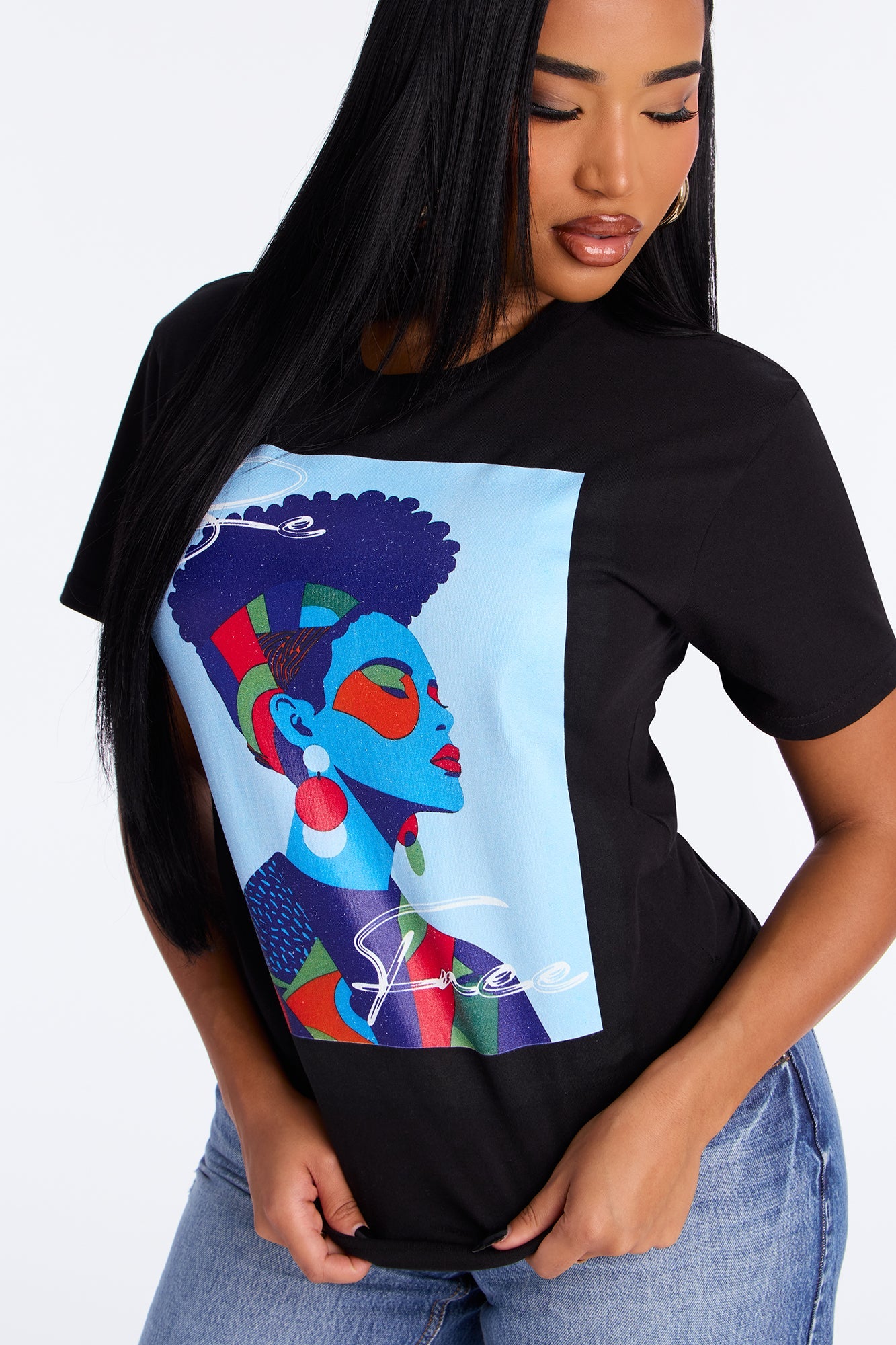 Love & Freedom Tee - Black