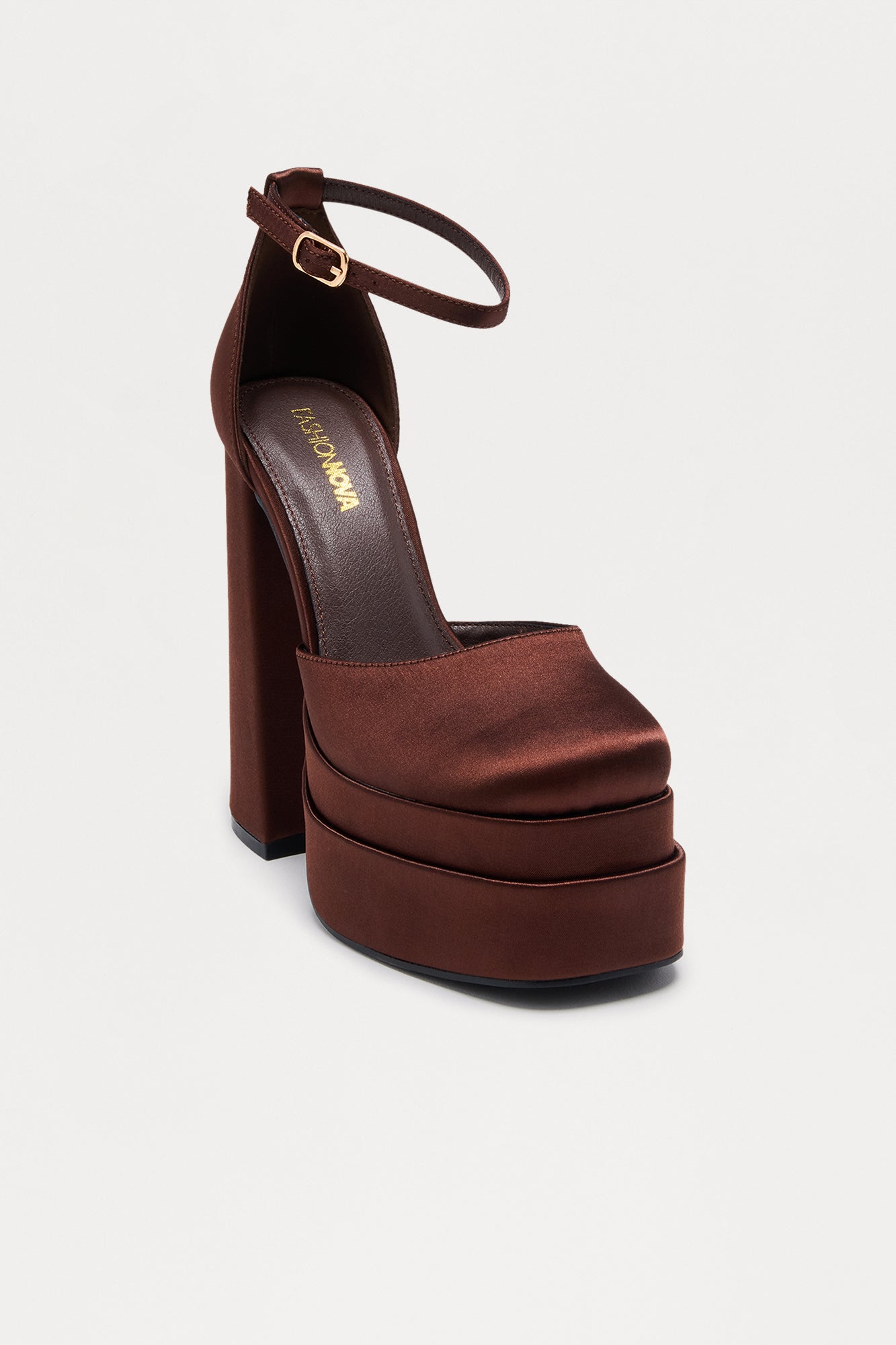 On My Best Behavior Extreme Platform Heels - Chocolate