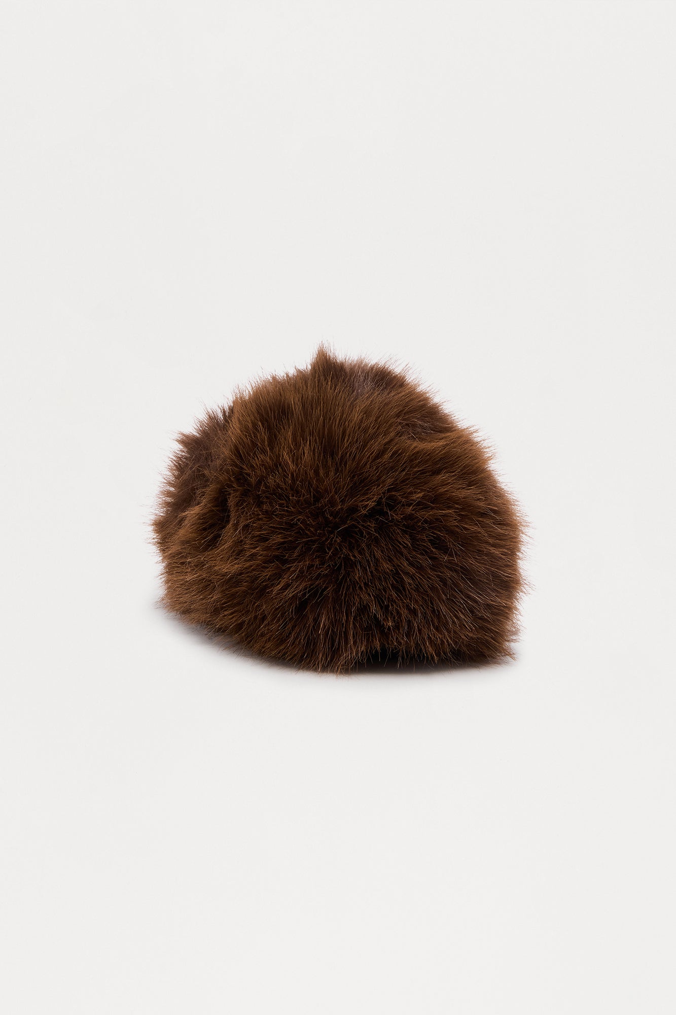 Roro Faux Fur Slippers - Brown