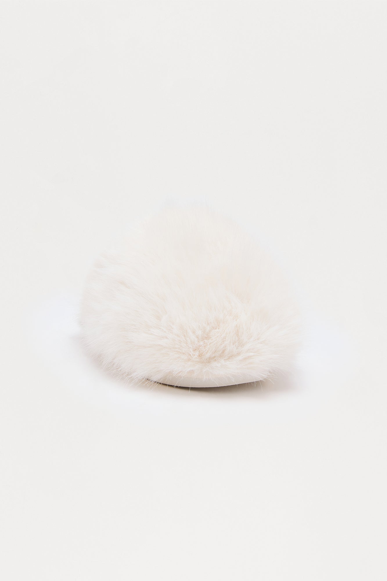 Roro Faux Fur Slippers - White
