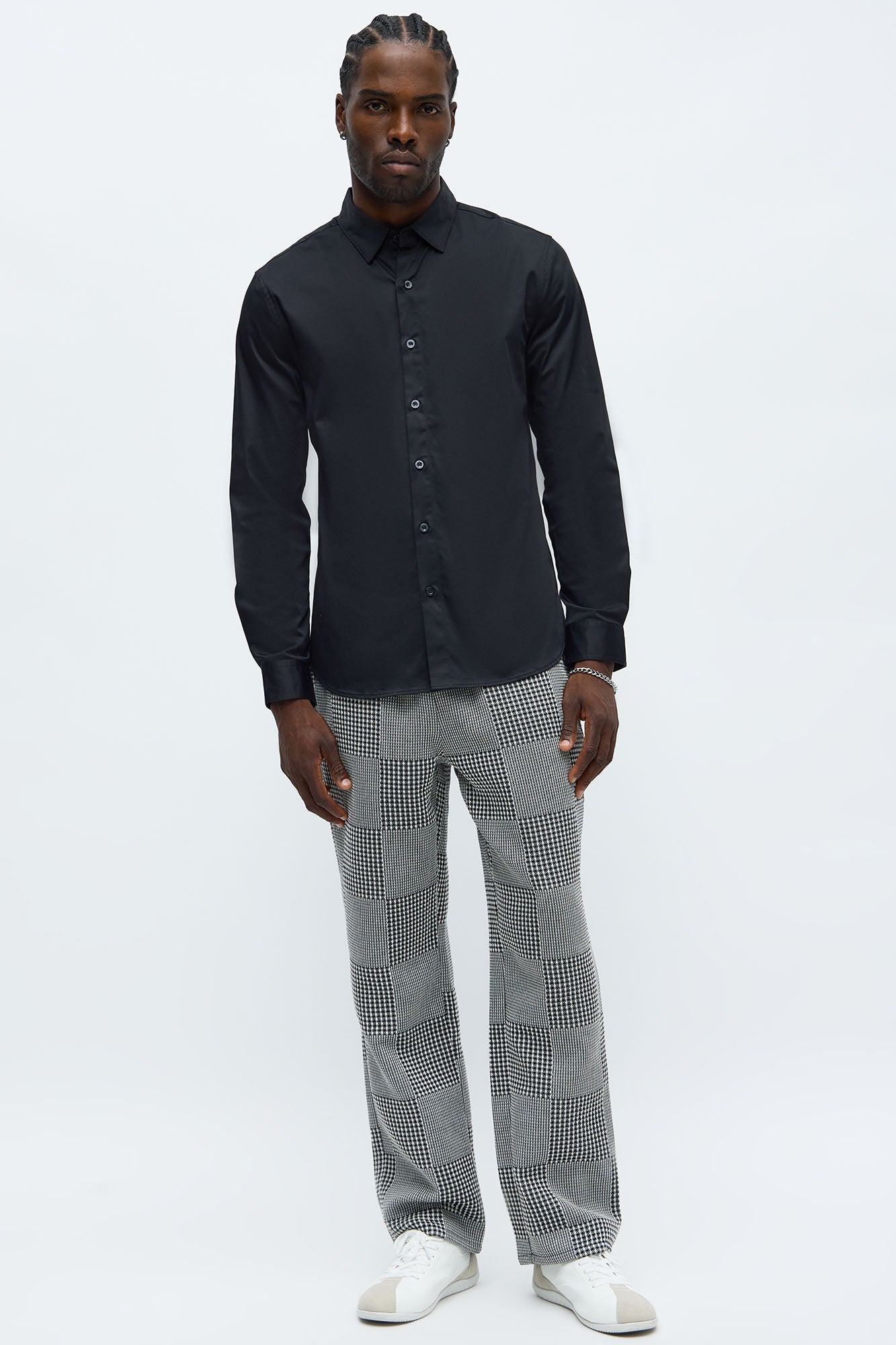 Luxe Stretch Dress Shirt - Black