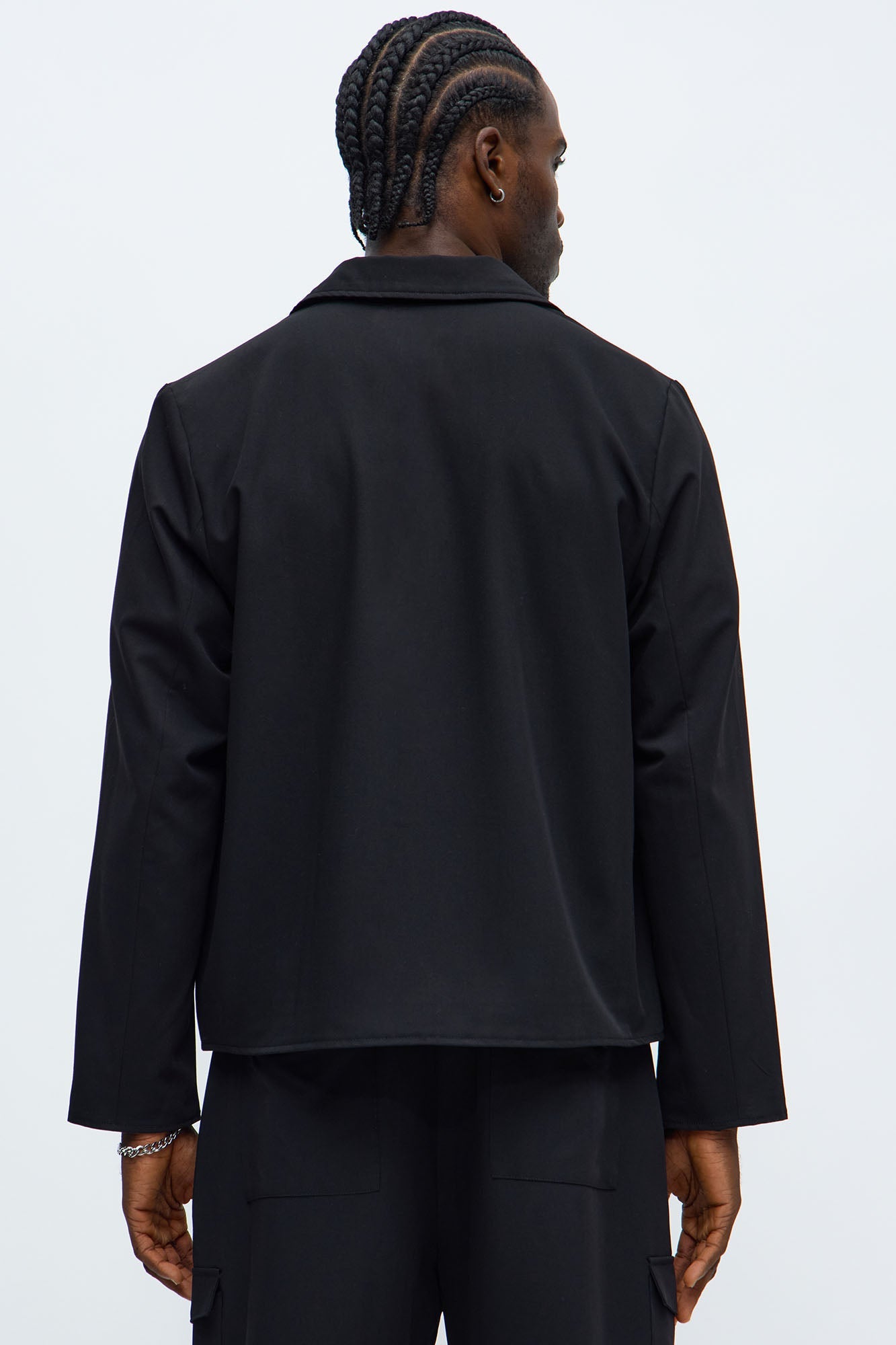 Erod Casual Zip Jacket - Black