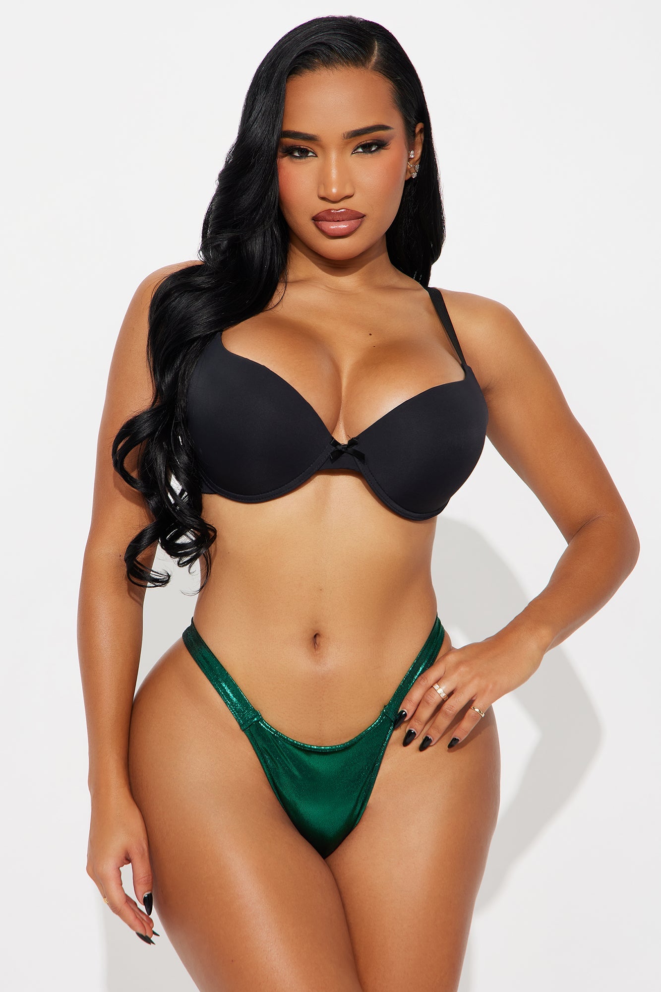 Spicy Dance V Back Thong - Green