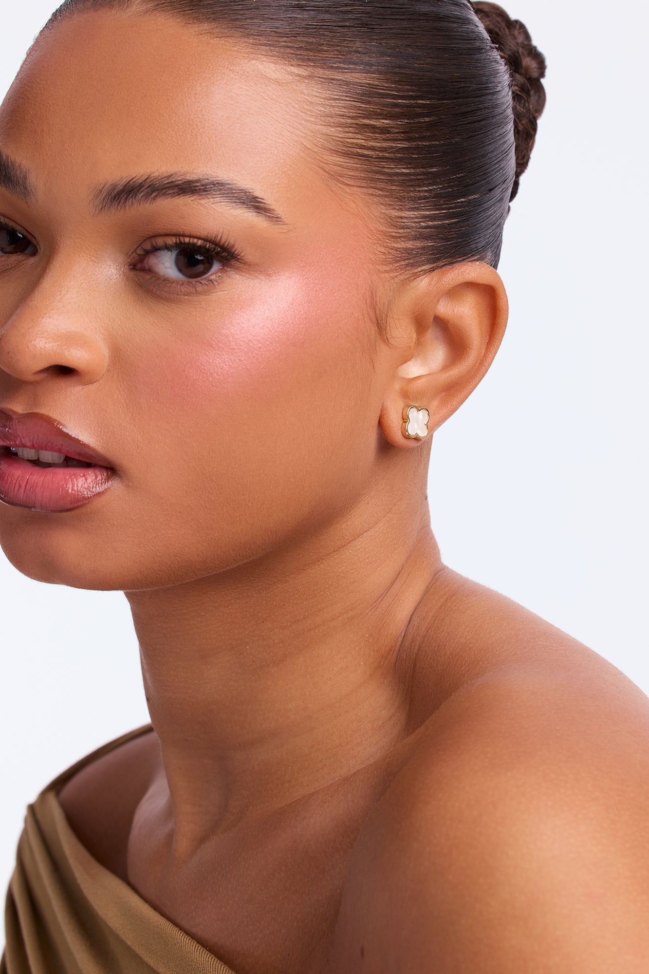 Daily Stud 7 Pair Multi Earring Set - Gold