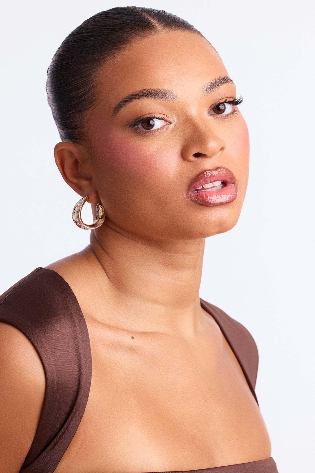 Pearly Girl 2 Pair Earring Set - Gold/combo