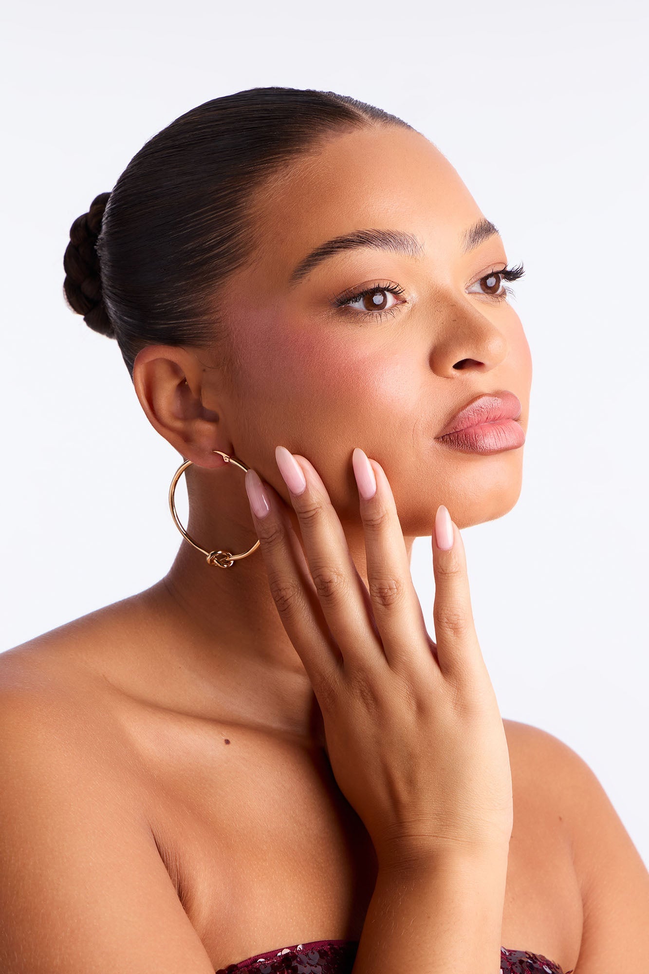 Knot Your Problem Hoop Earring - Gold