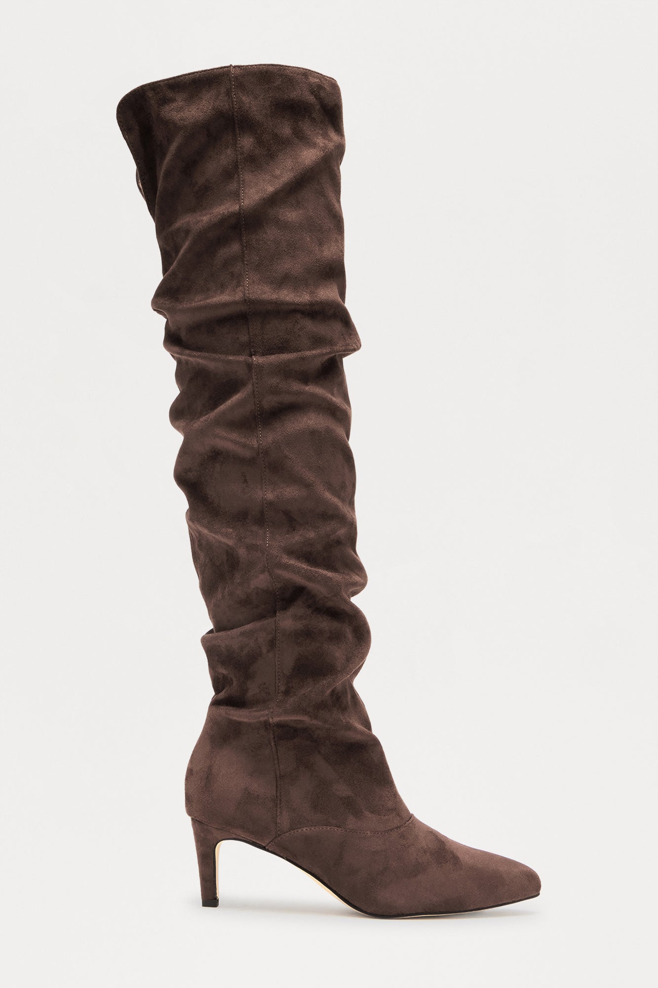 Essex Ruched Boots - Taupe