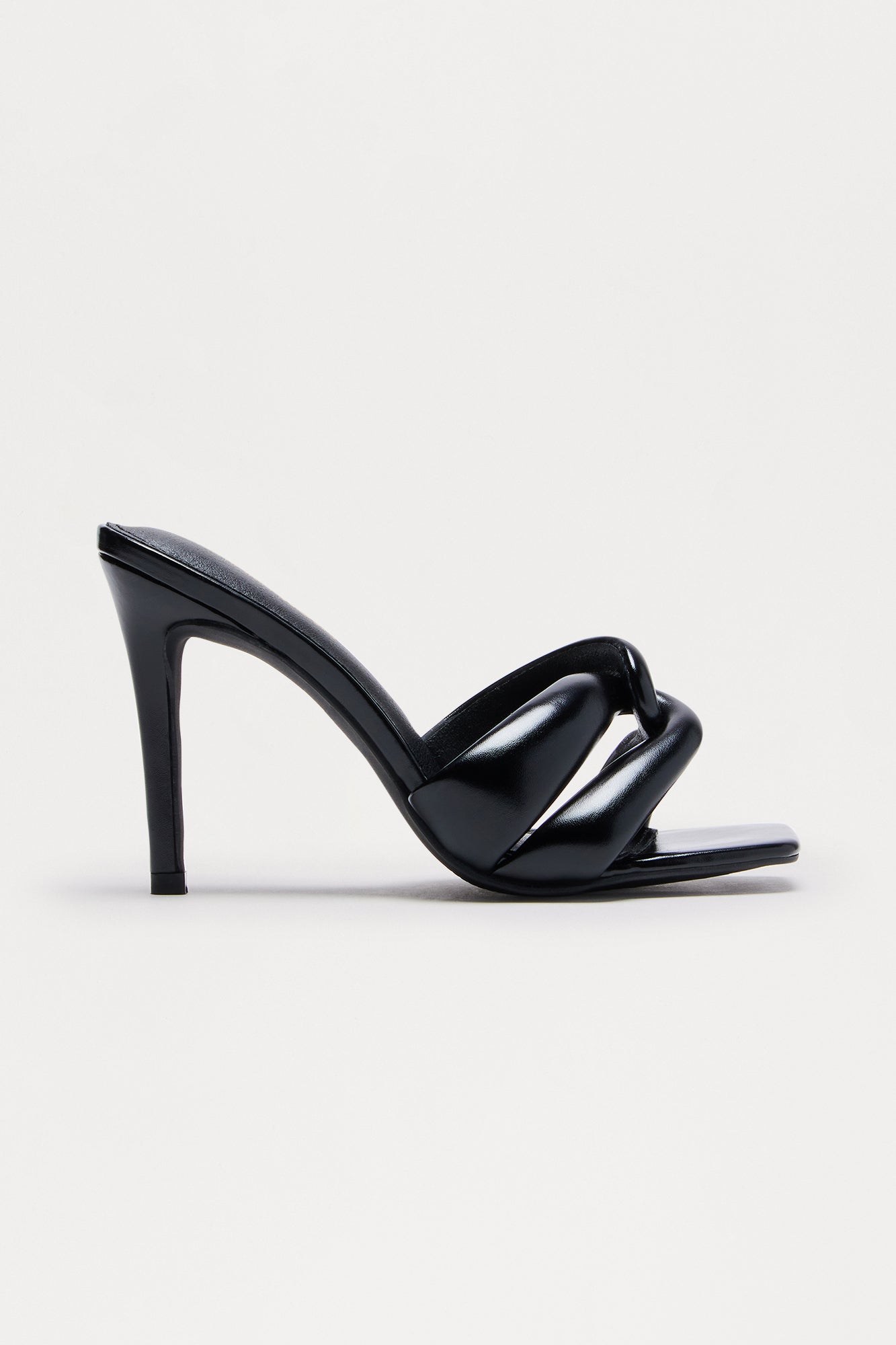 Jordan Knot Stiletto Heels - Black