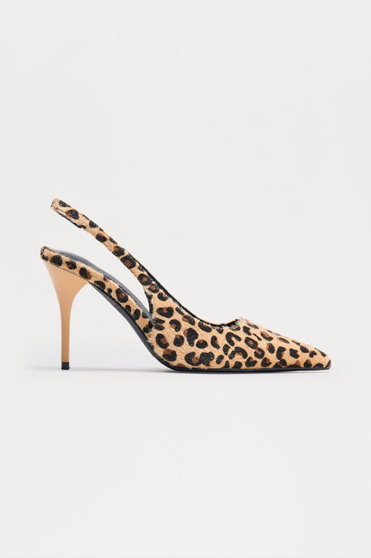 Amiri Stiletto Slingback Pumps - Leopard