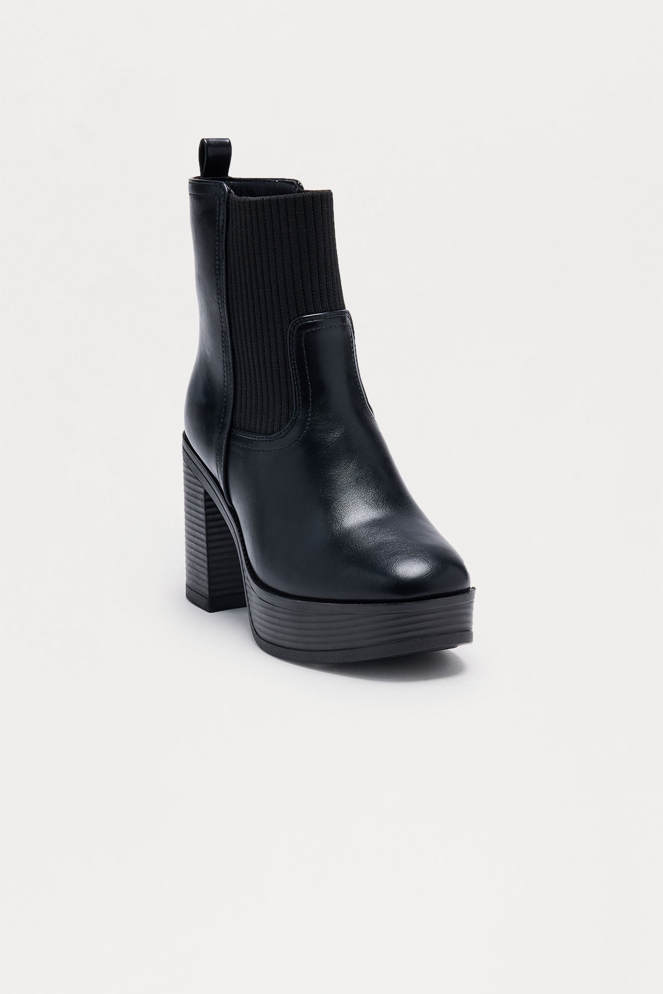Bradford Platform Ankle Booties - Black