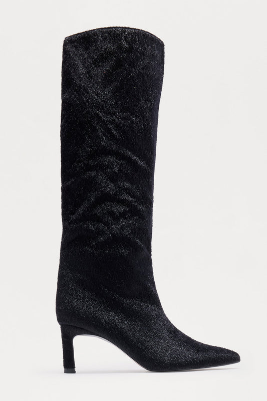 Tiera Knee High Boots - Black