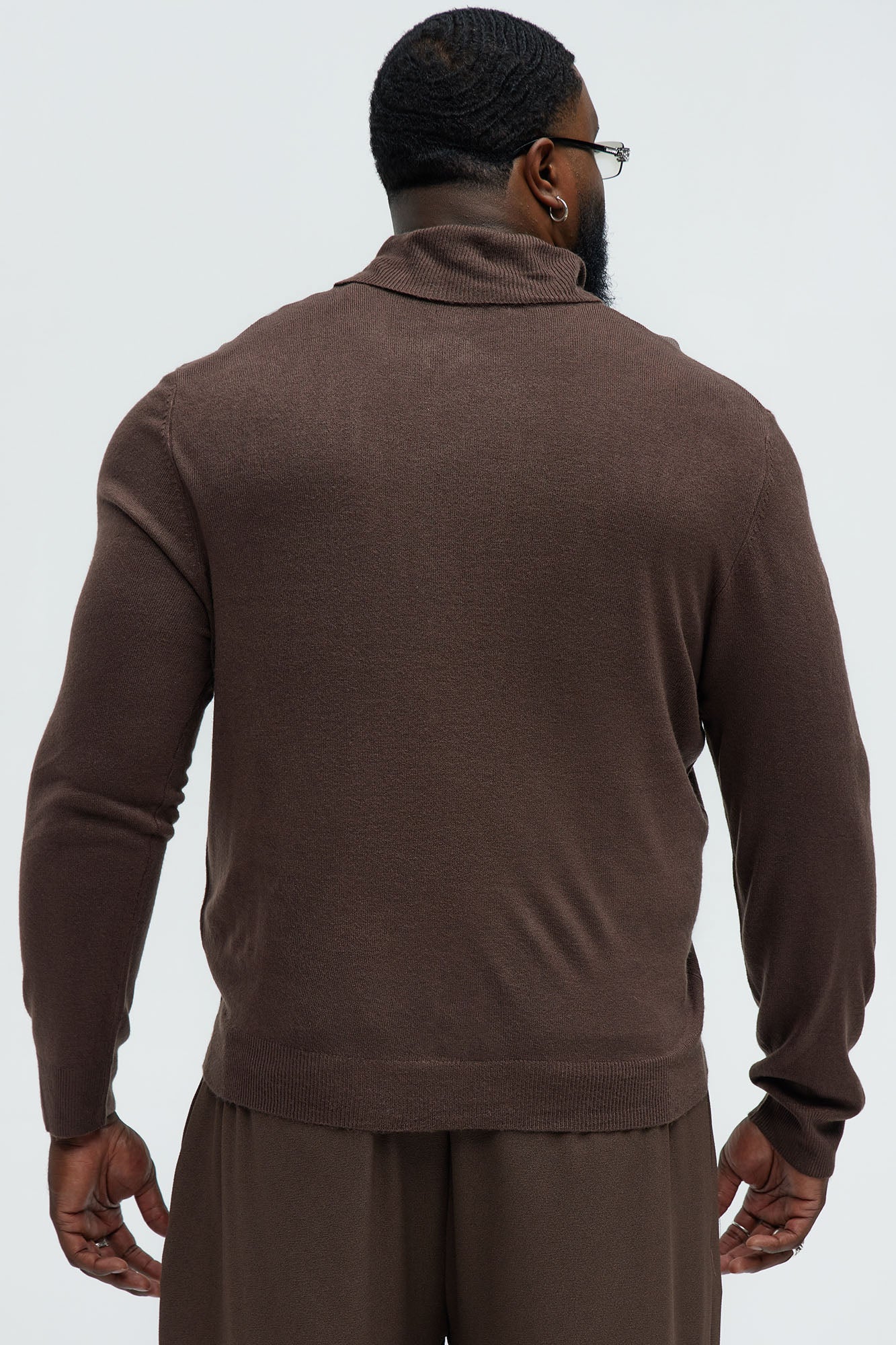 DeAngelo Turtleneck Sweater - Chocolate