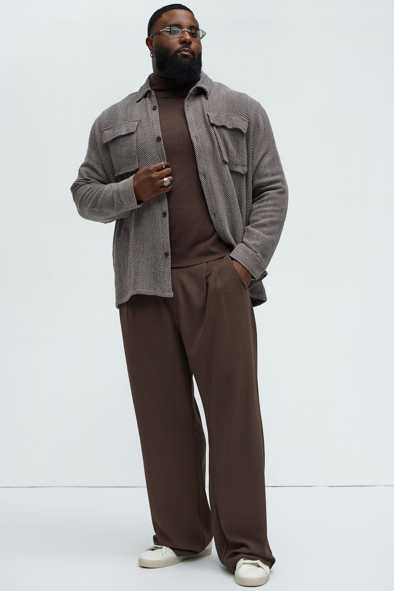 DeAngelo Turtleneck Sweater - Chocolate