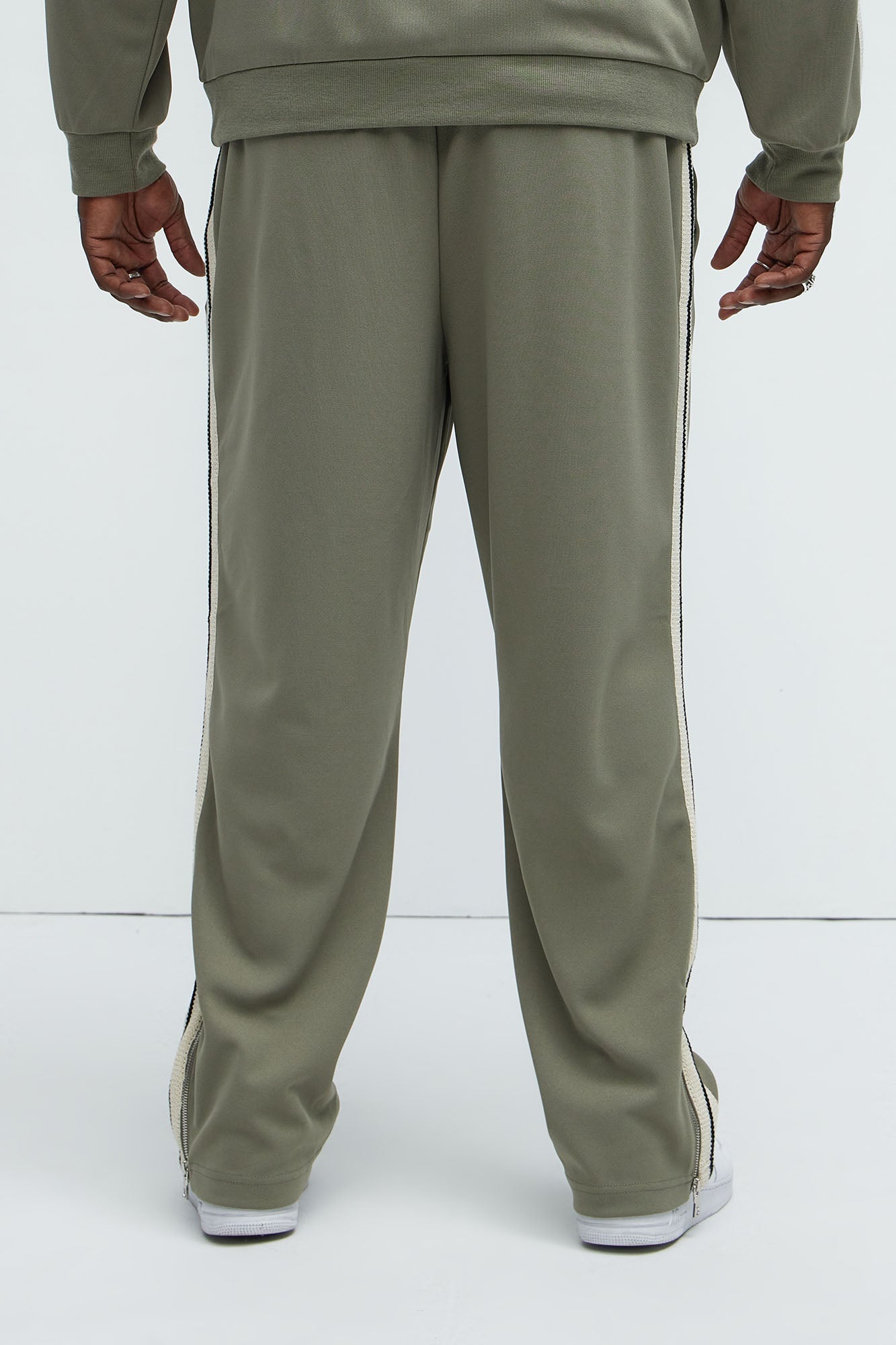 Dennis Classic Knit Track Pants - Olive