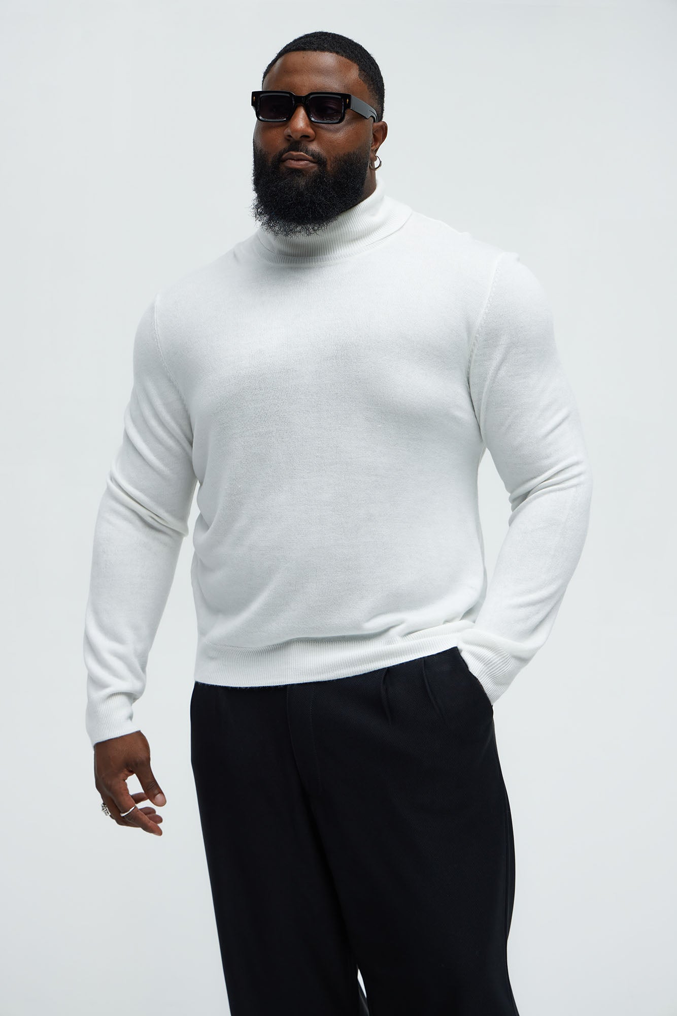 DeAngelo Turtleneck Sweater - Off White