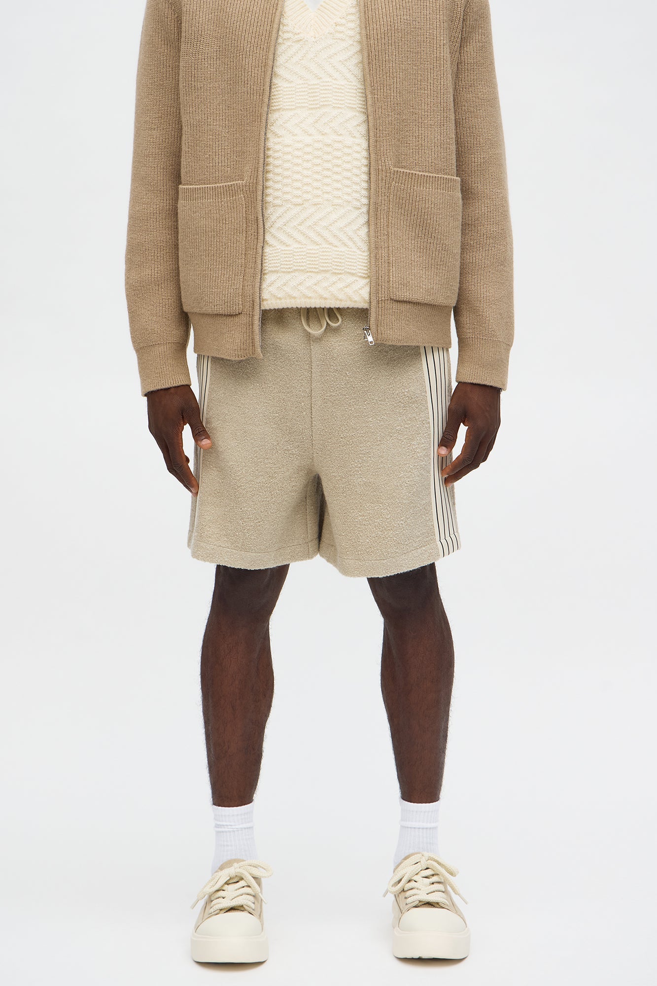 Felted Form Relaxed Short - Cream