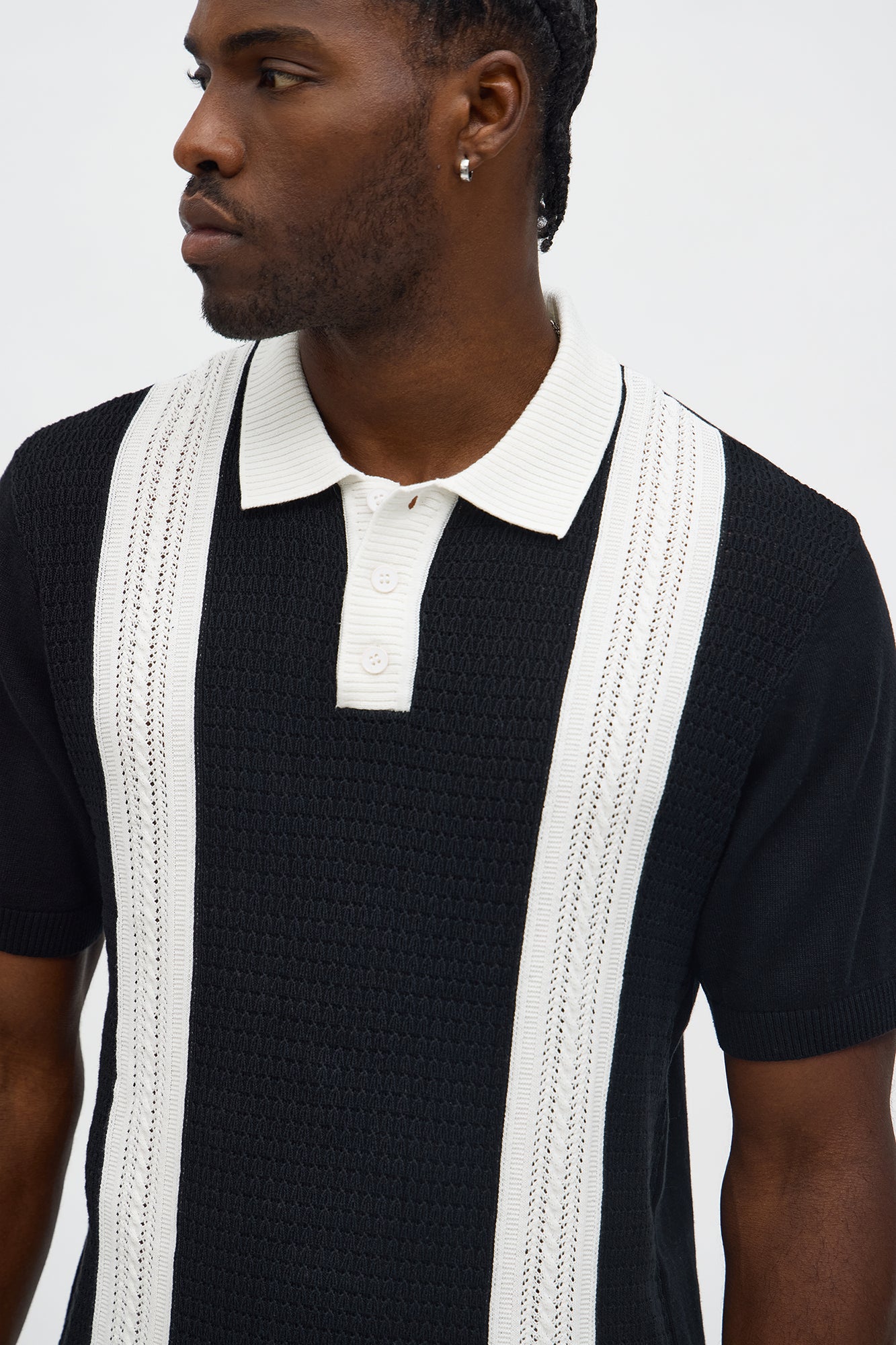 The Abundance Polo - Black/White