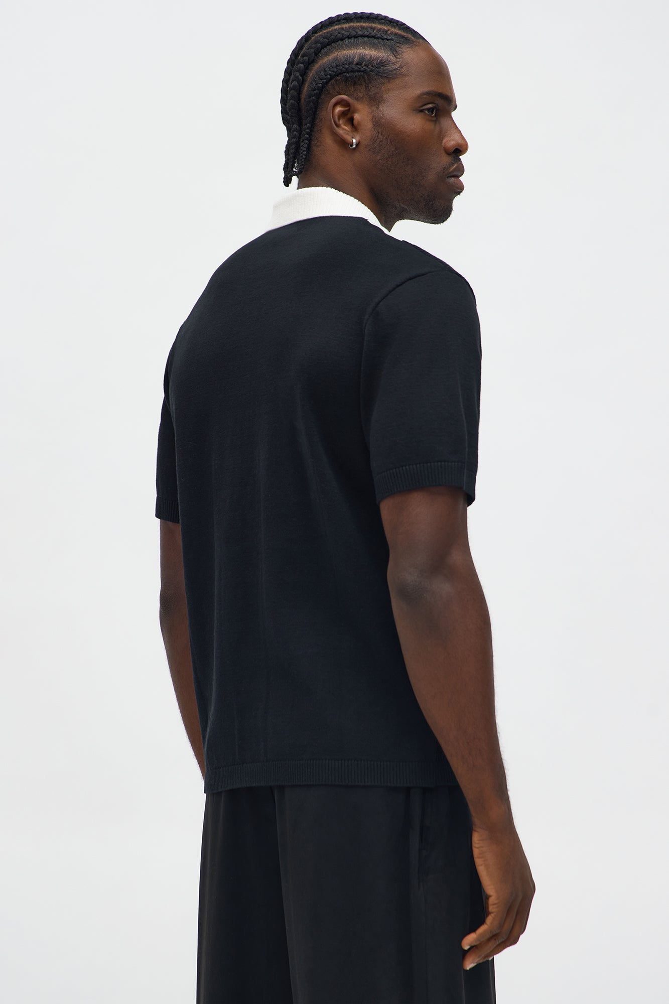 The Abundance Polo - Black/White