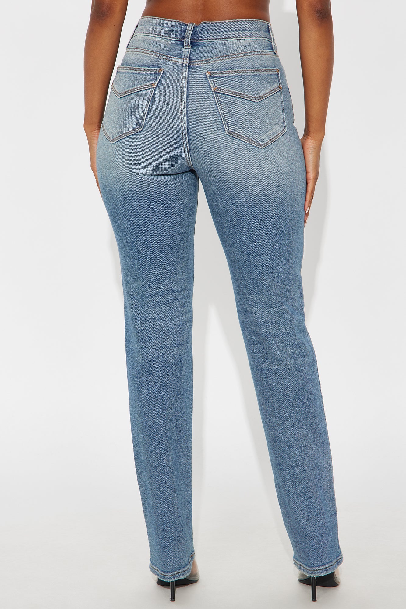 Superstitious Slim Straight Leg Jeans - Medium Wash
