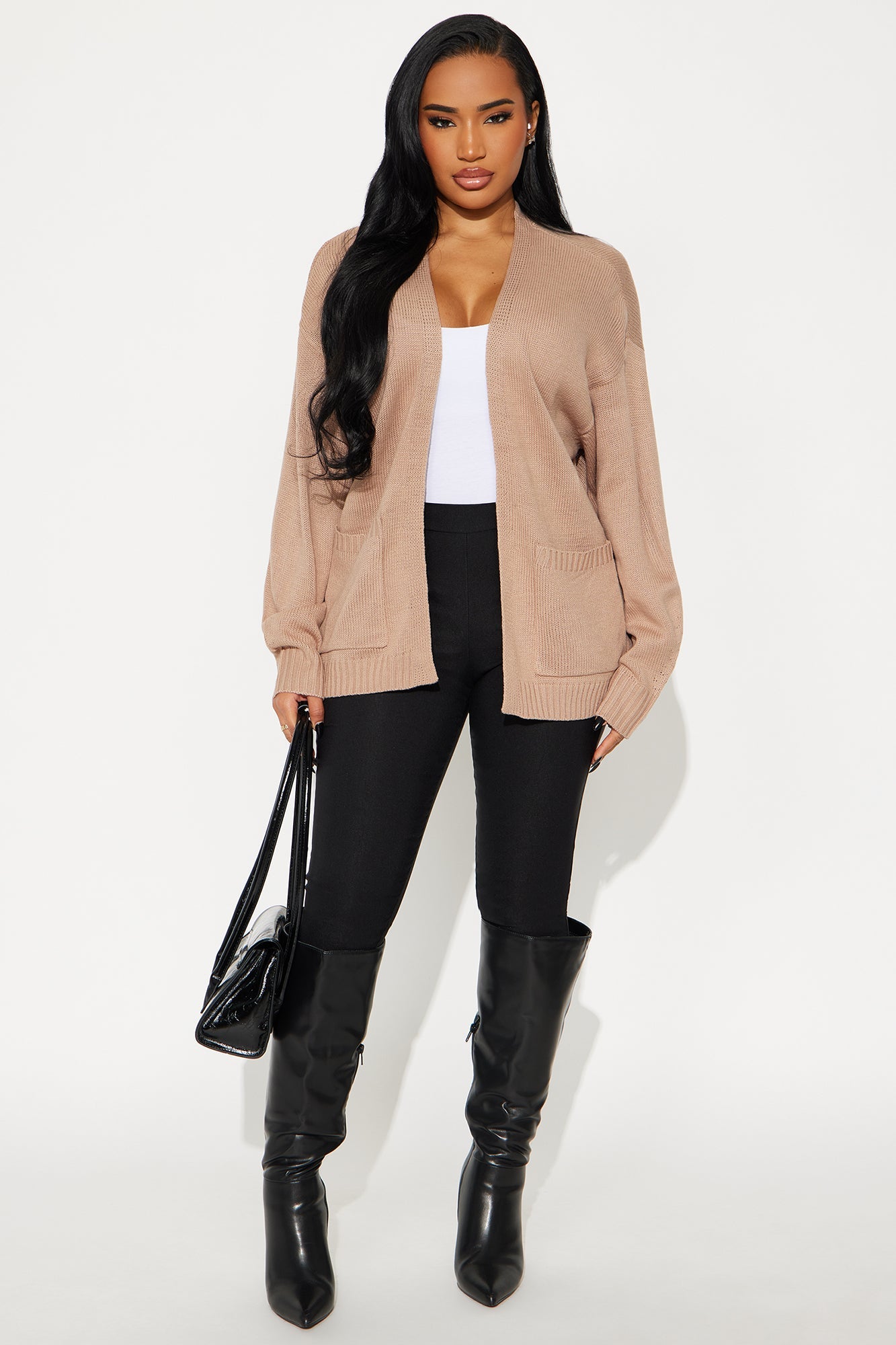 Changing Seasons Cardigan - Taupe