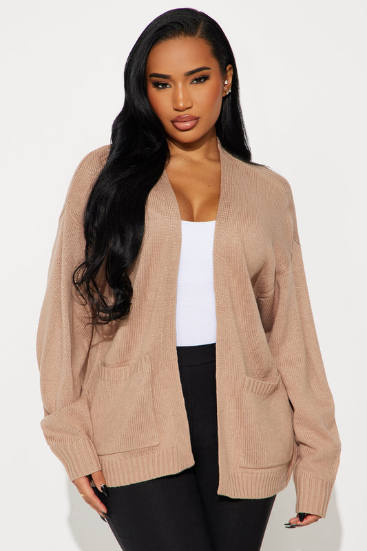 Changing Seasons Cardigan - Taupe