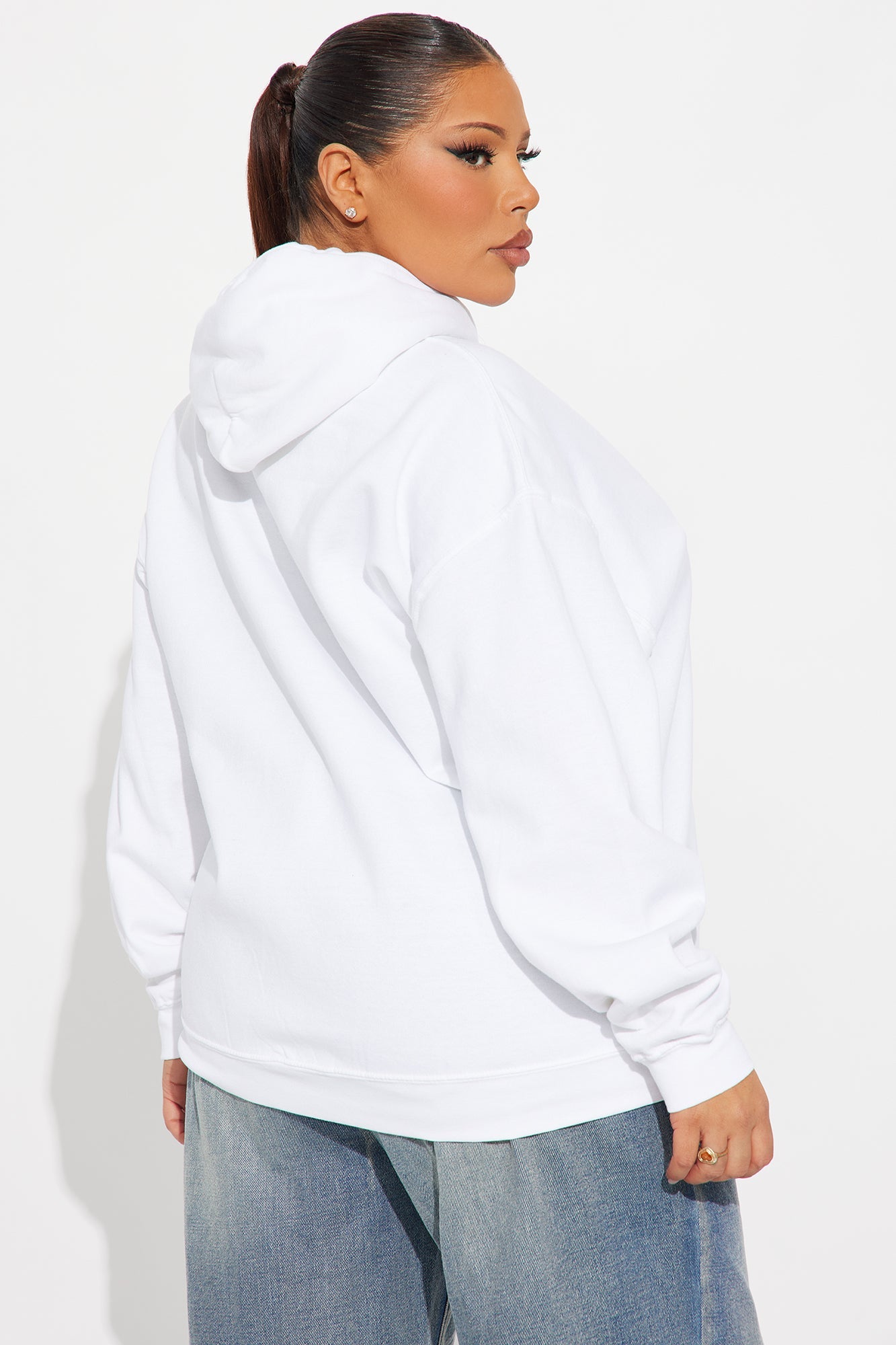 The Grinch Whoville University Fleece Hoodie - White