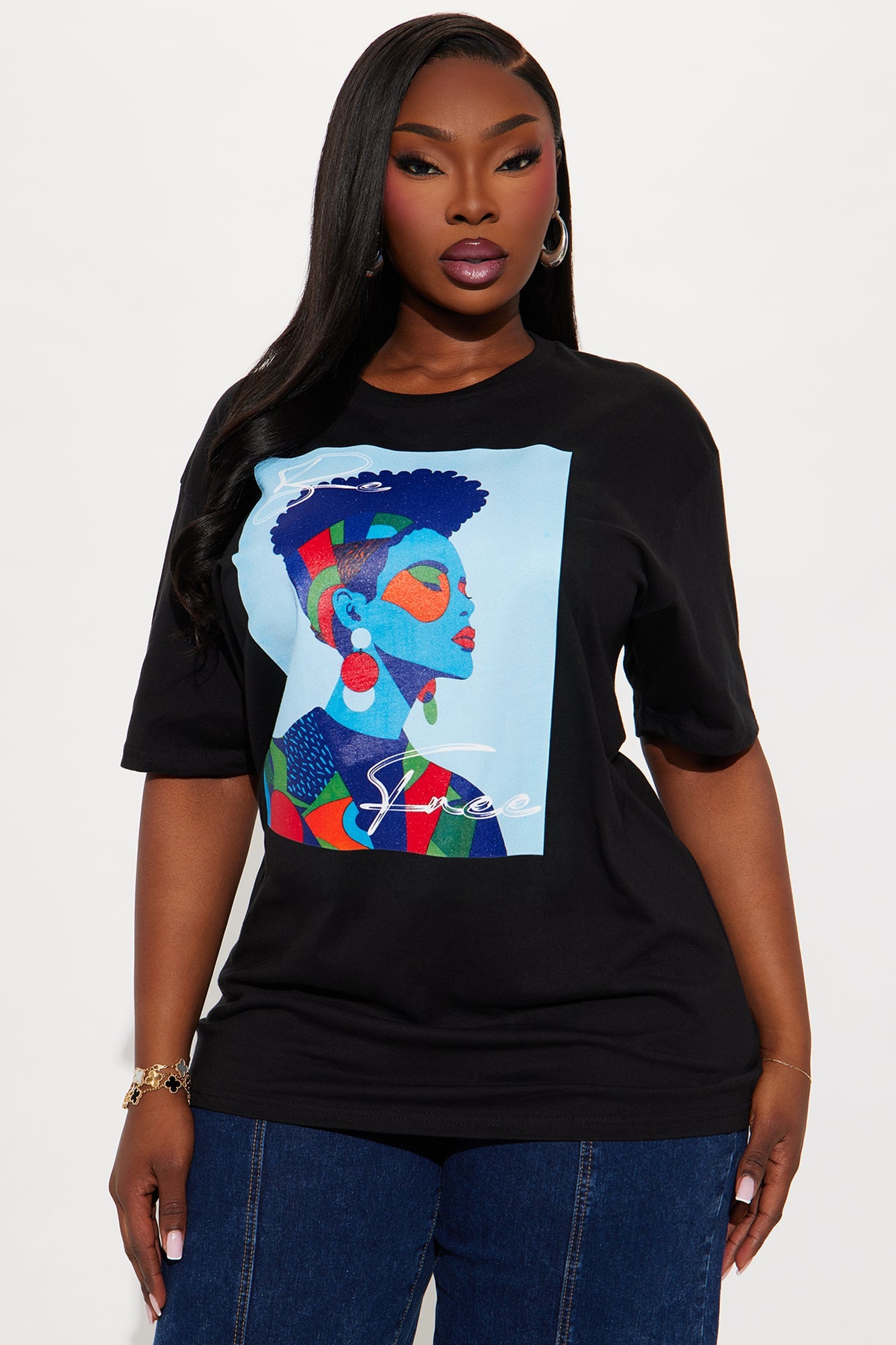 Love & Freedom Tee - Black