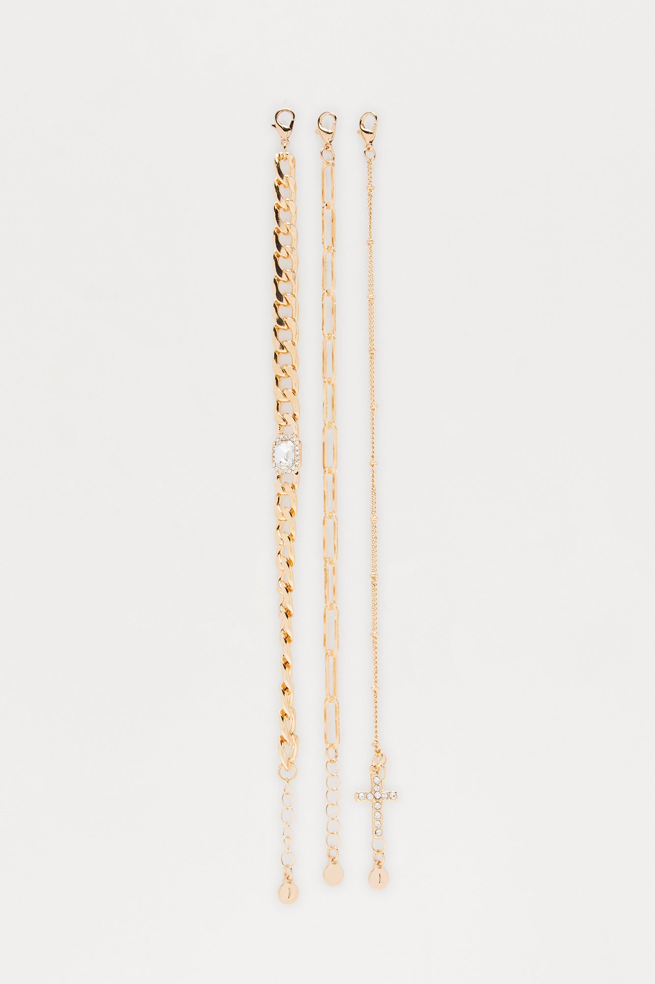 From Above 3 Piece Bracelet Set - Gold