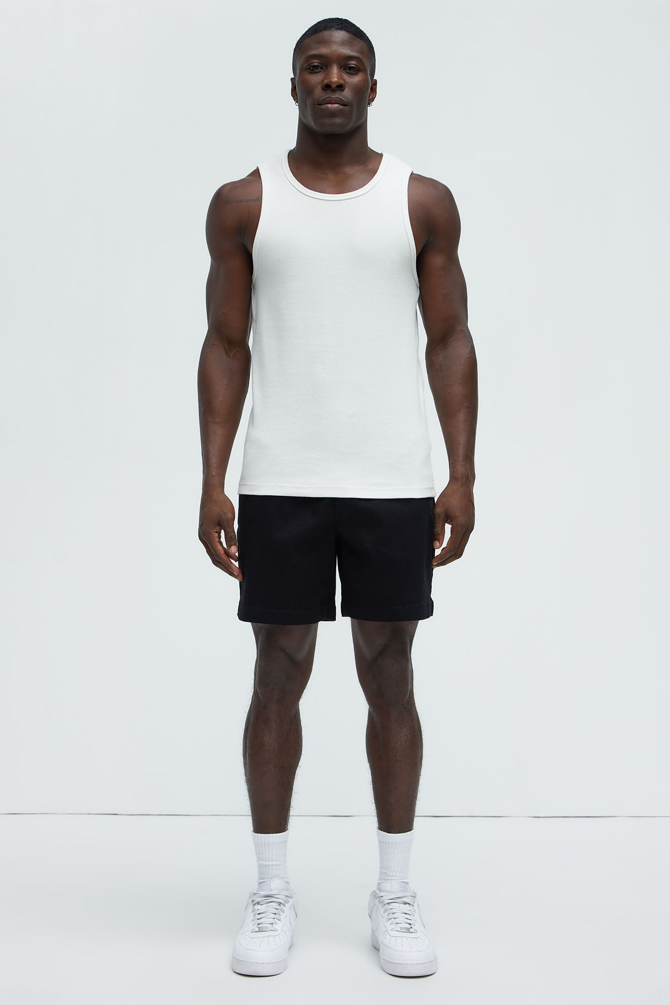 Twill Volley Shorts - Black