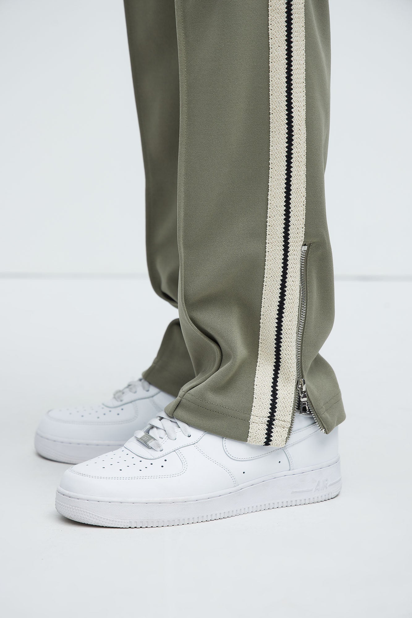 Dennis Classic Knit Track Pants - Olive