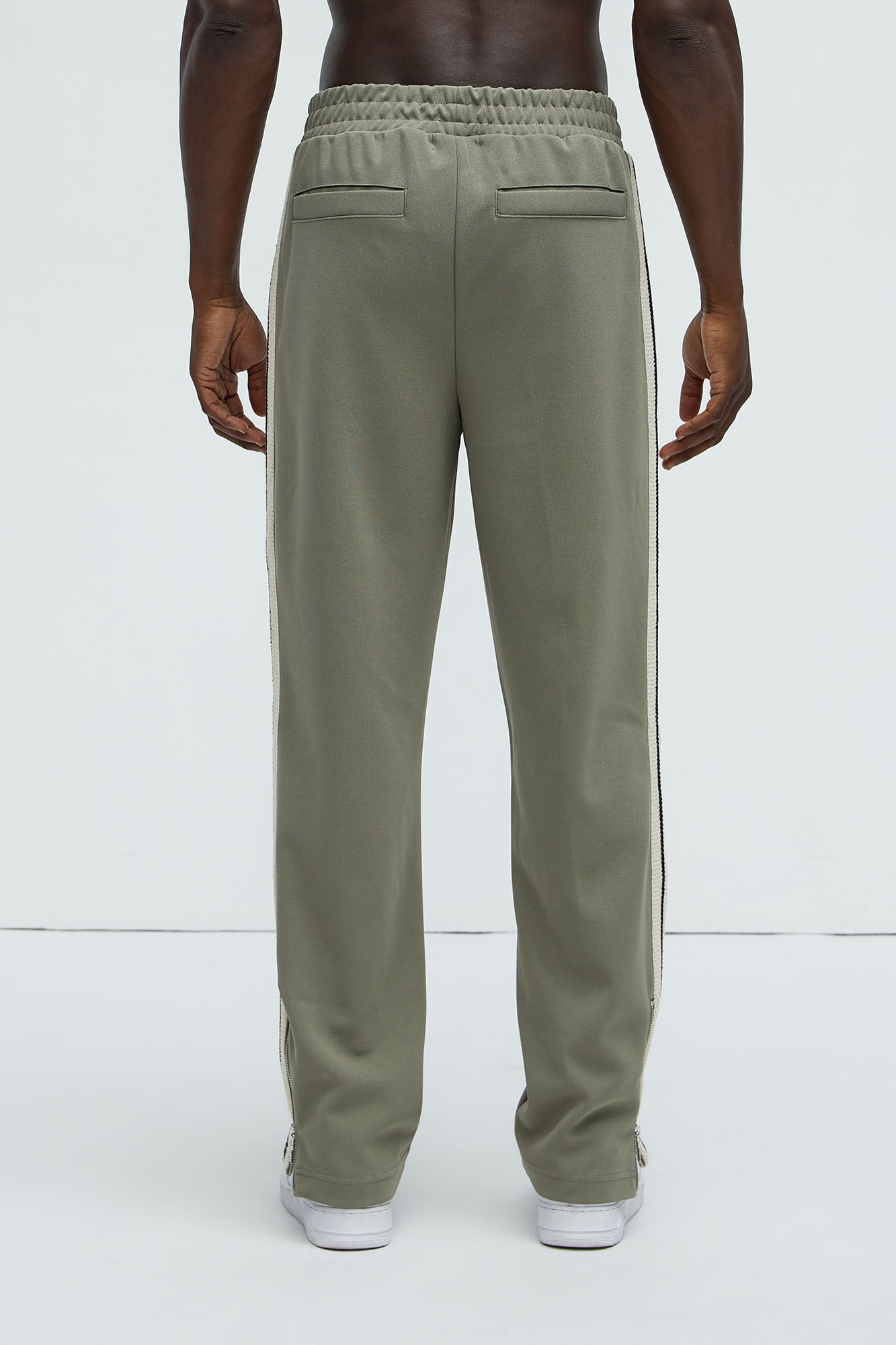 Dennis Classic Knit Track Pants - Olive