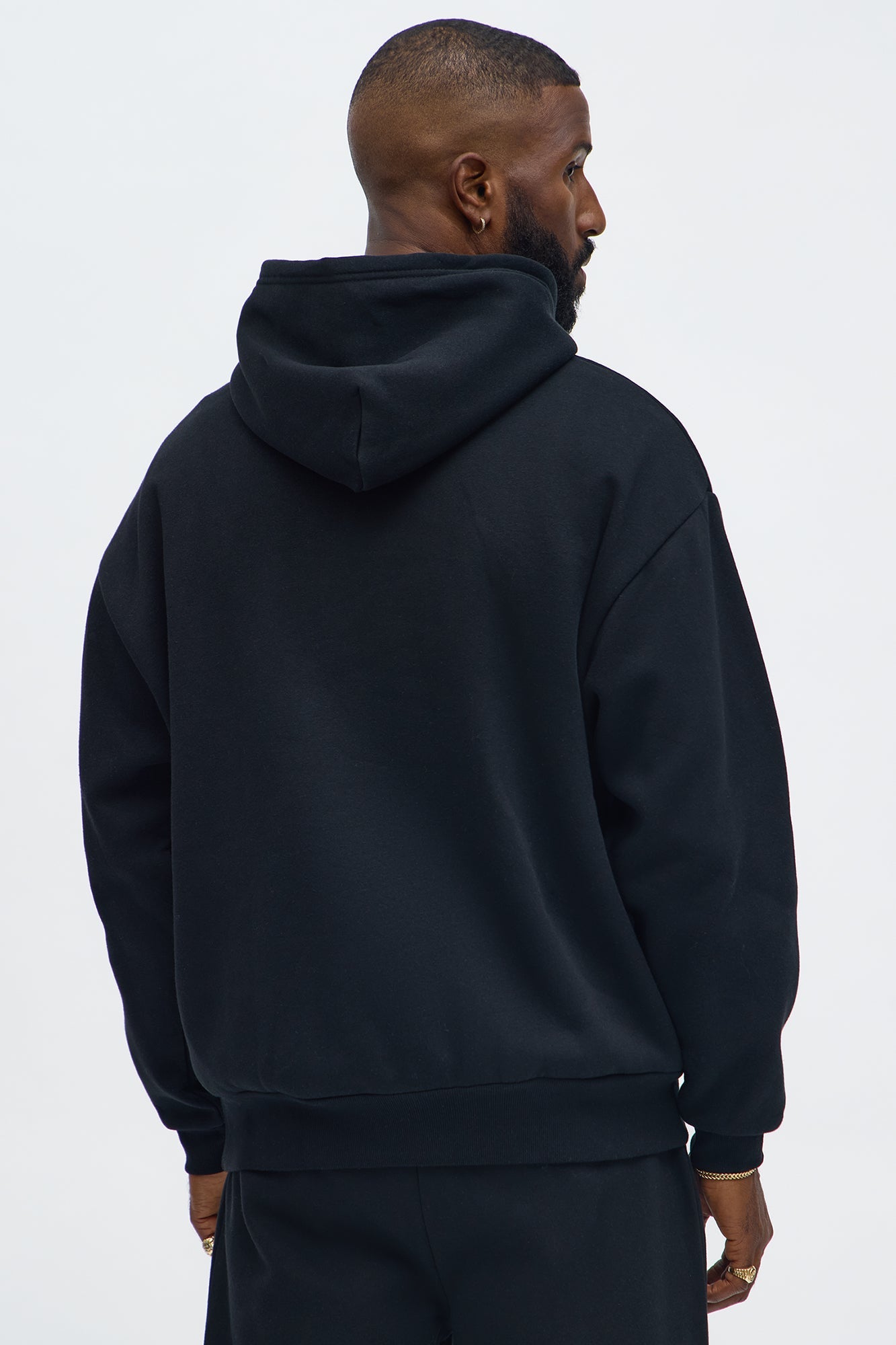 Von Dutch Live To Ride Oversized Hoodie - Black