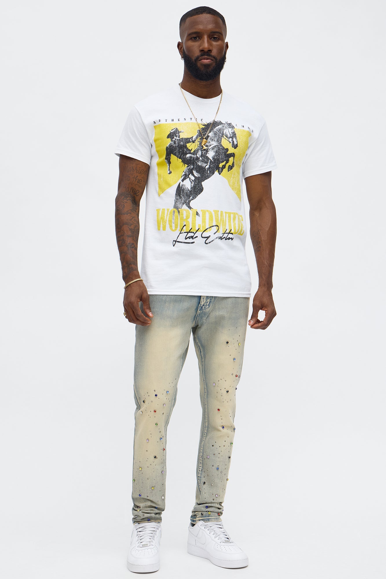 Western Limited Edition Short Sleeve Tee - White