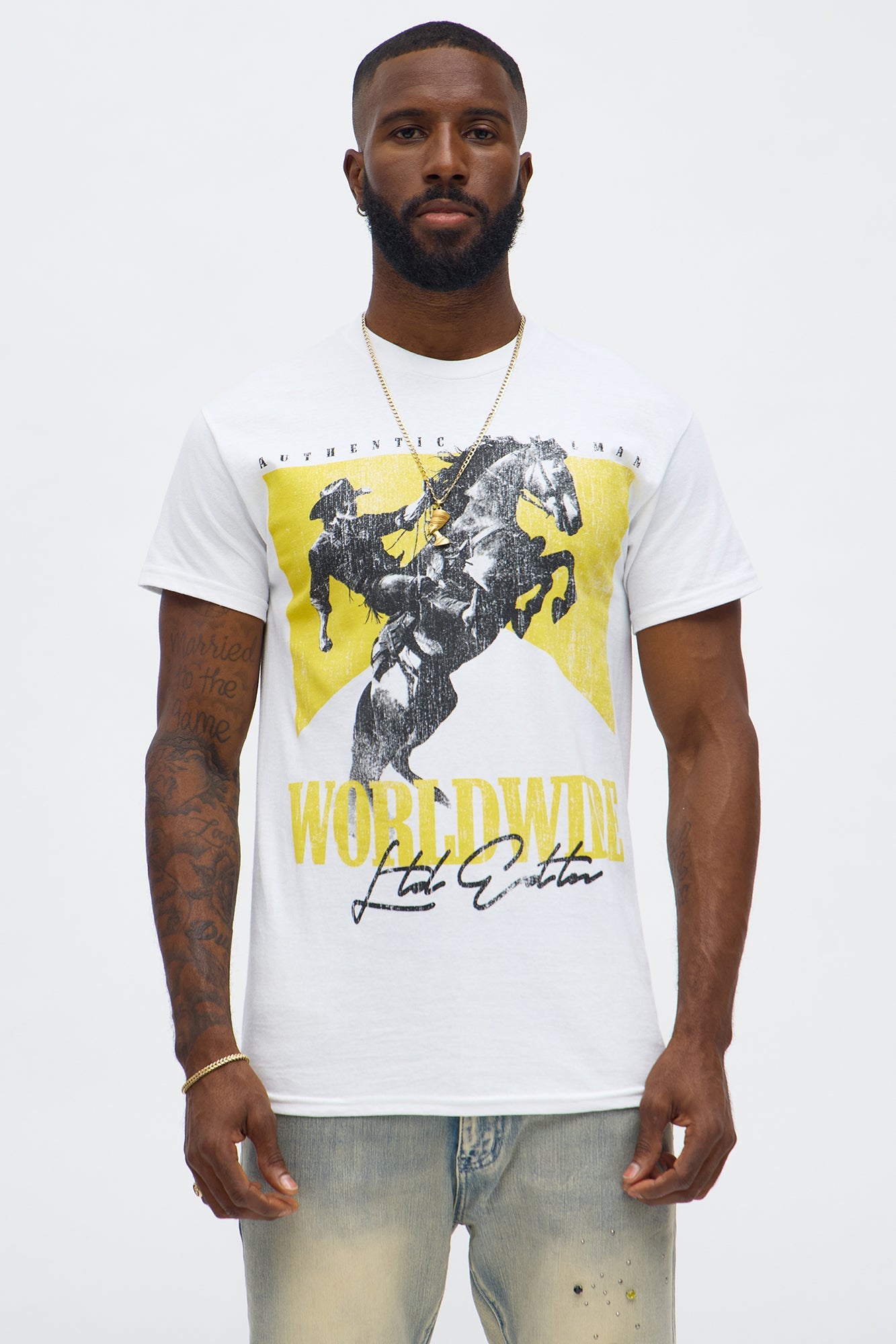 Western Limited Edition Short Sleeve Tee - White