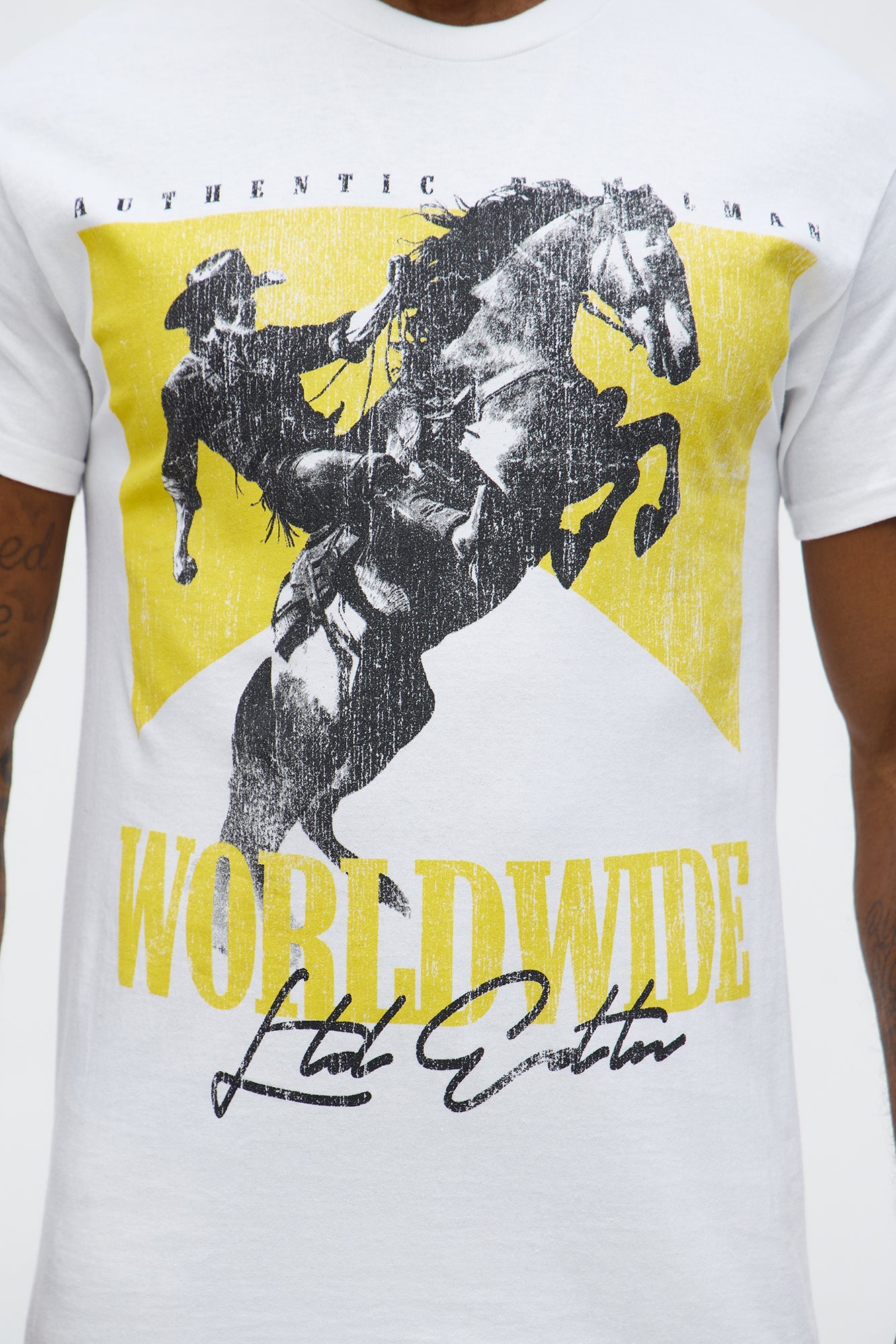Western Limited Edition Short Sleeve Tee - White