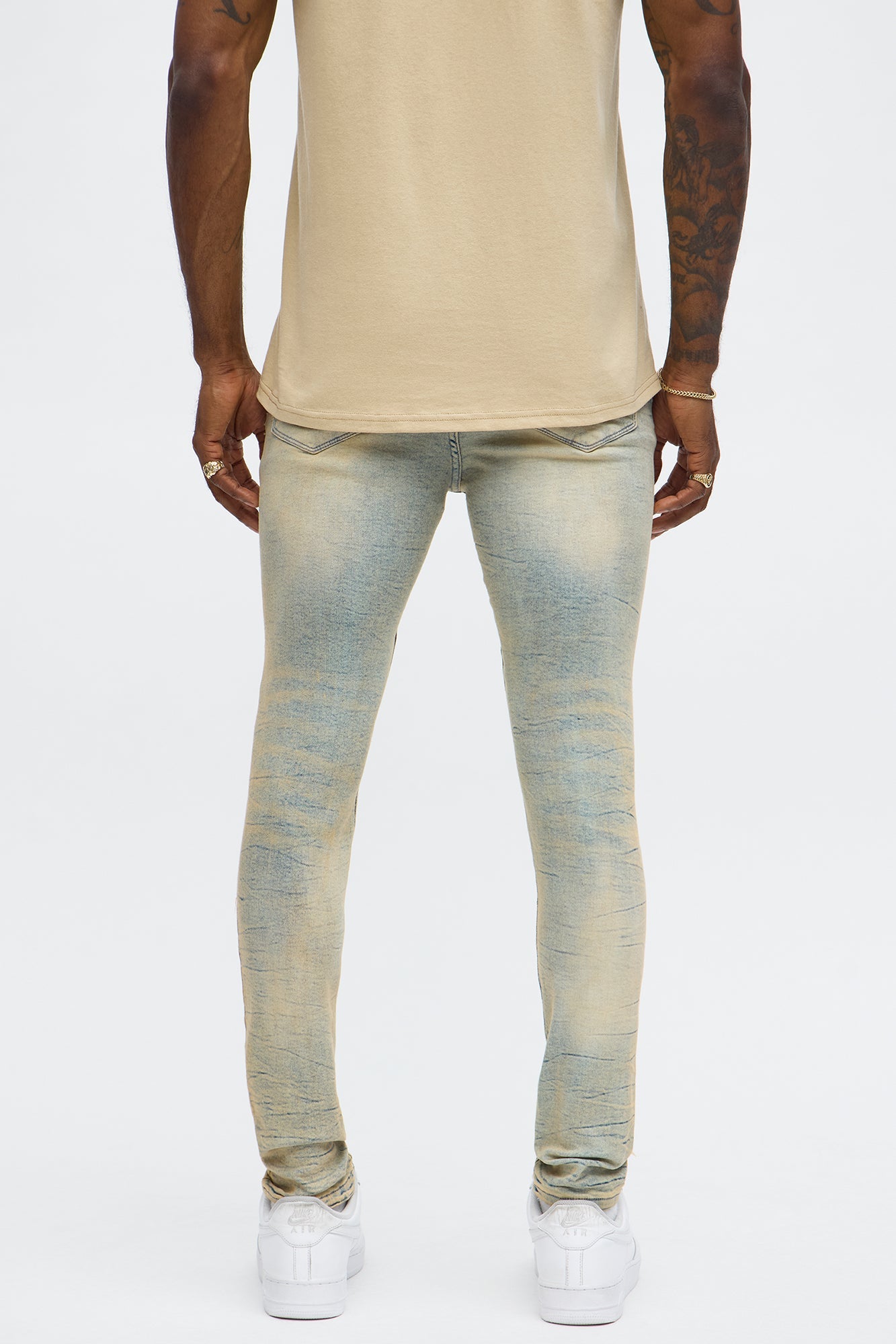 Skinny Say Nothing Distressed Jean - Light Wash