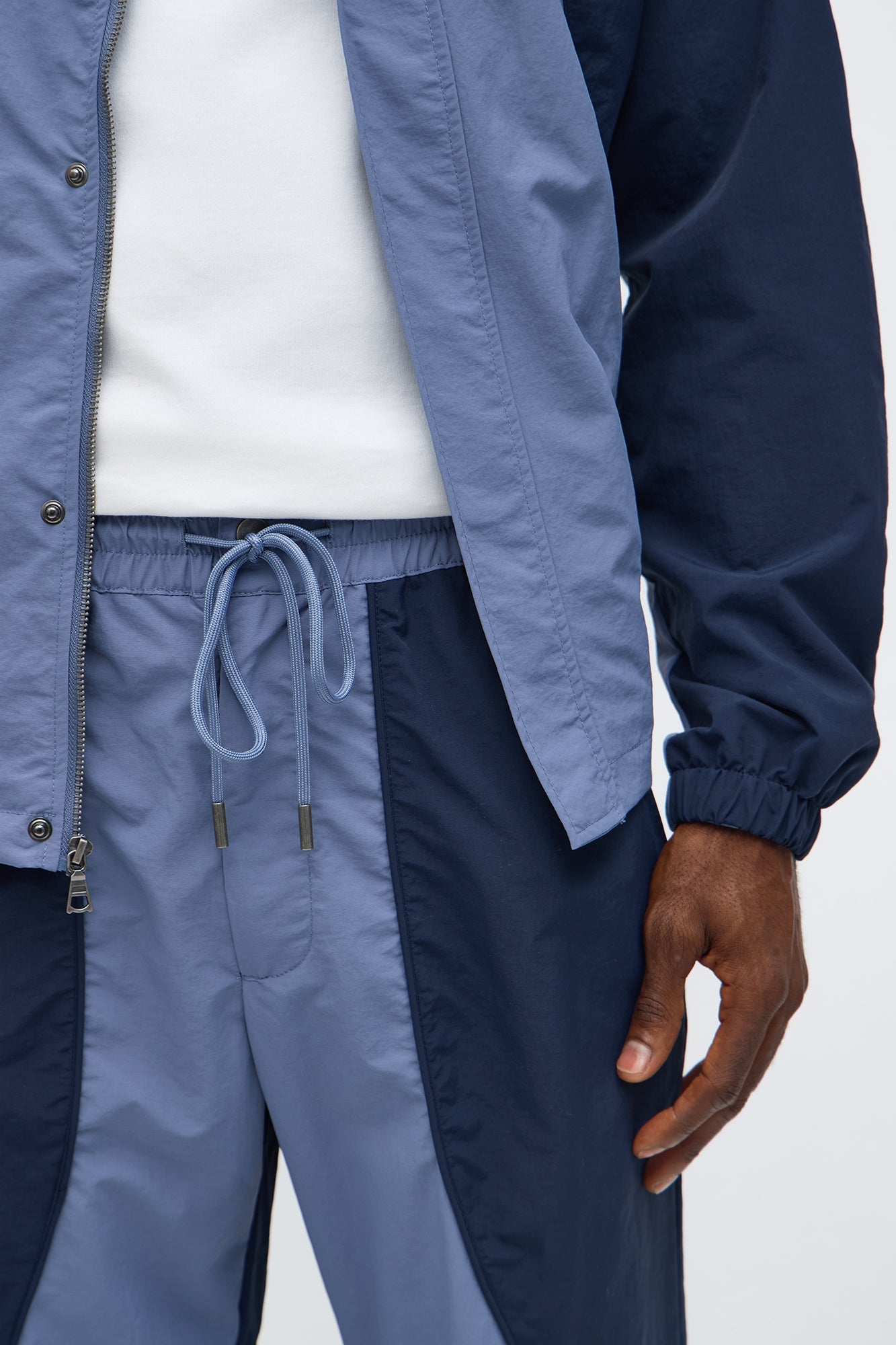 Straight Big Waves Track Pant - Blue
