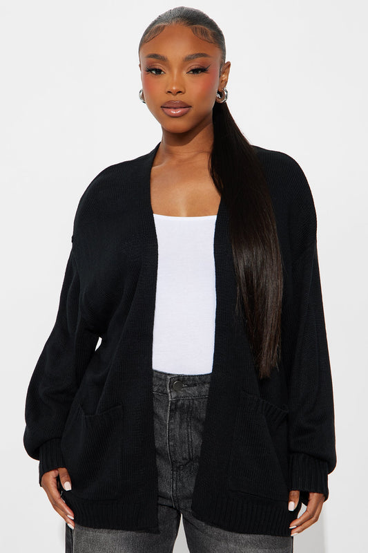 Changing Seasons Cardigan - Black