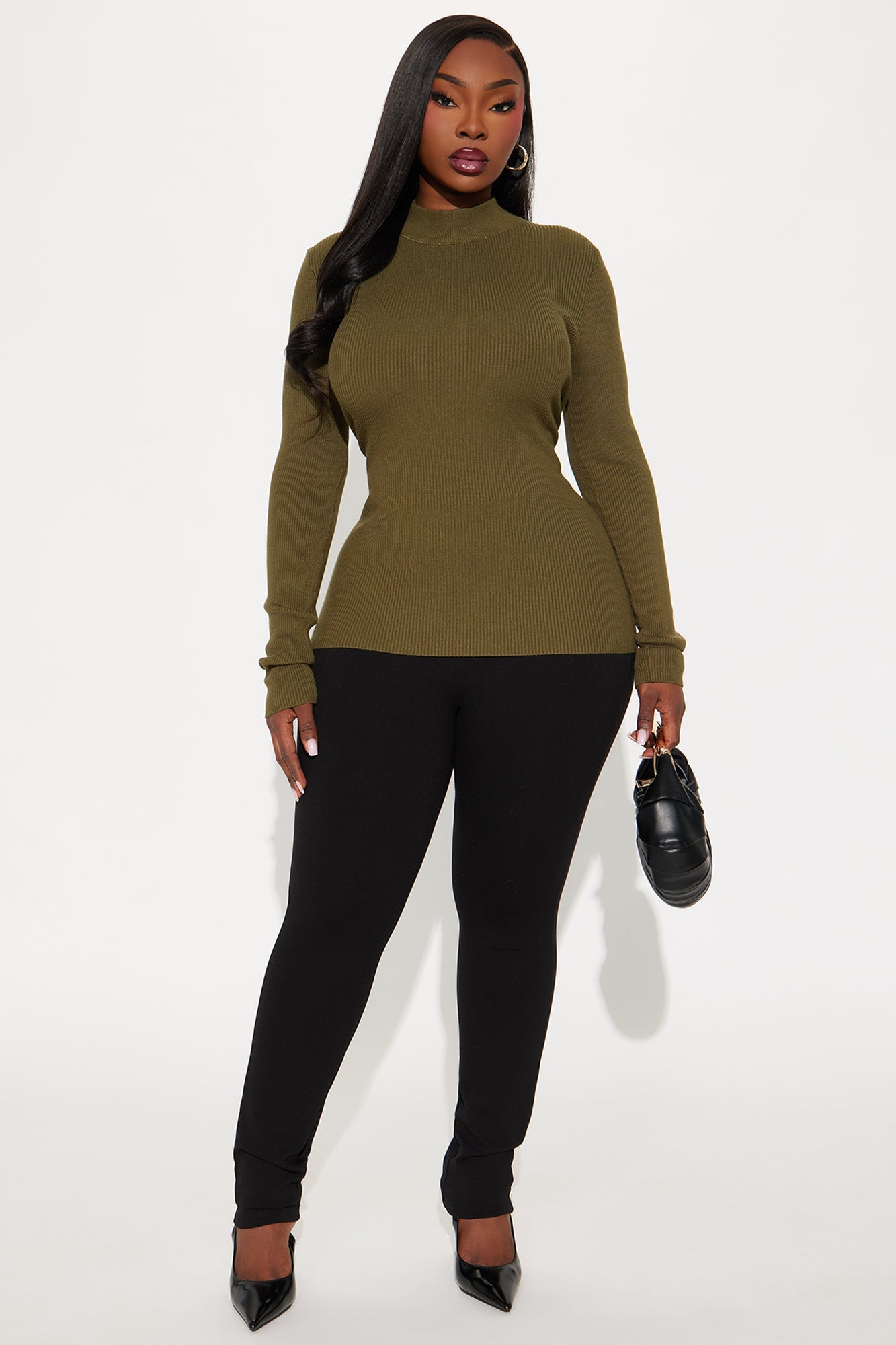 Day In Pasadena Sweater - Olive