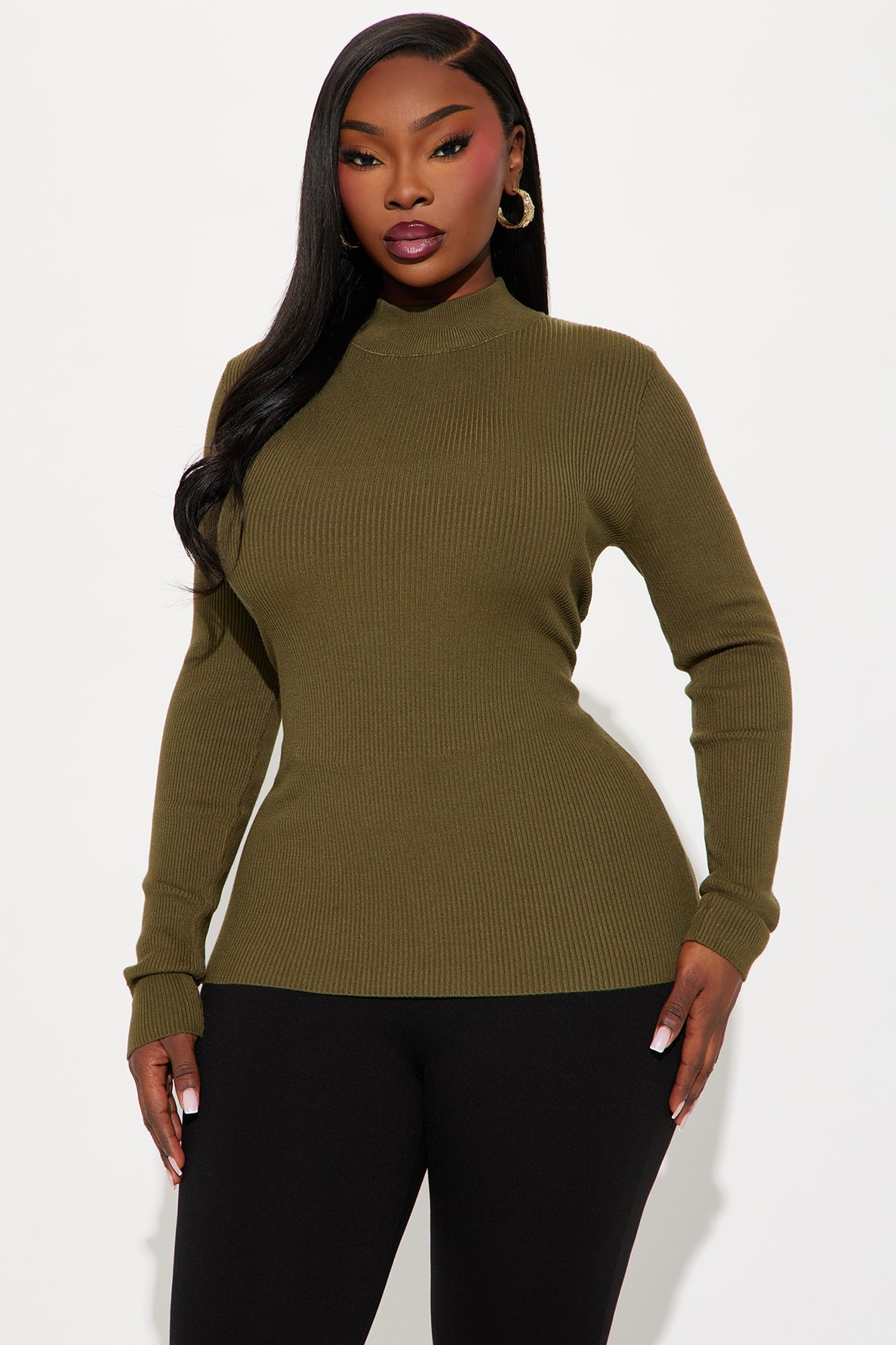 Day In Pasadena Sweater - Olive