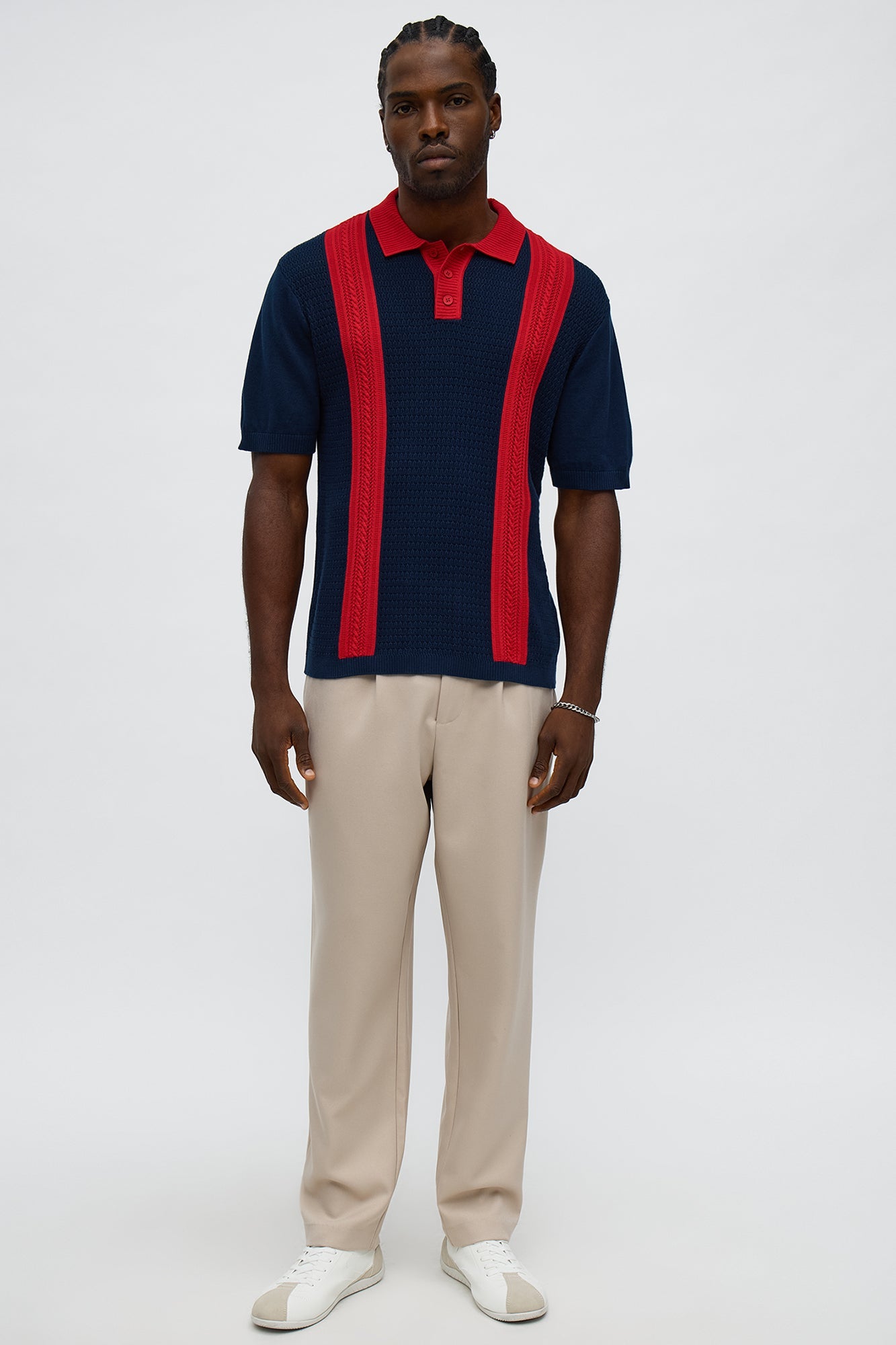The Abundance Polo - Navy/combo