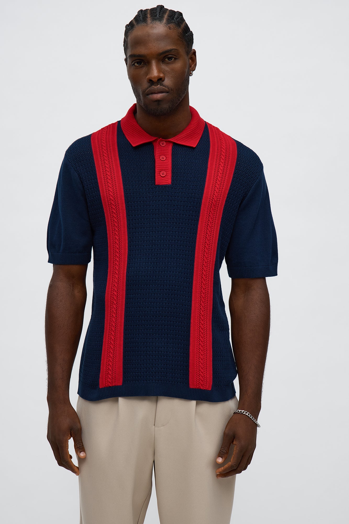 The Abundance Polo - Navy/combo