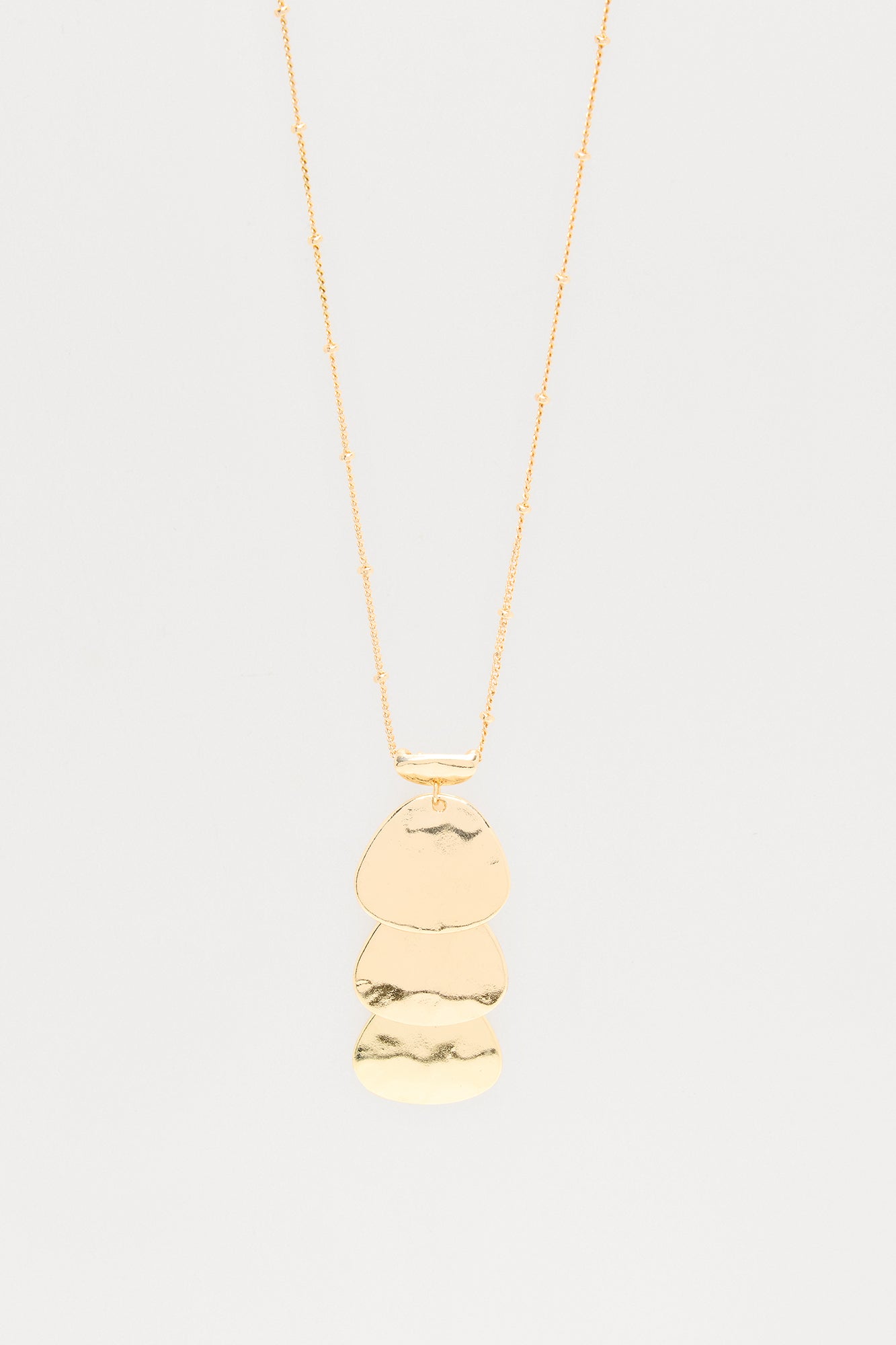 Give Me A Call Pendant Necklace - Gold