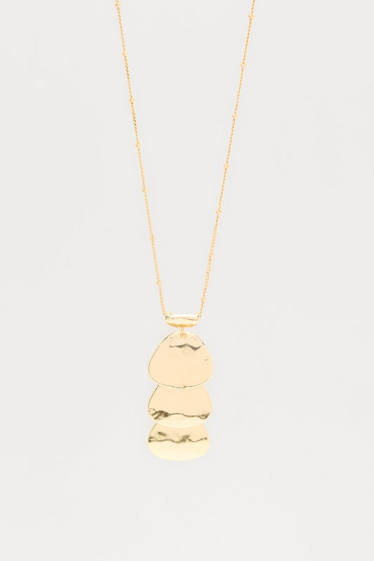 Give Me A Call Pendant Necklace - Gold